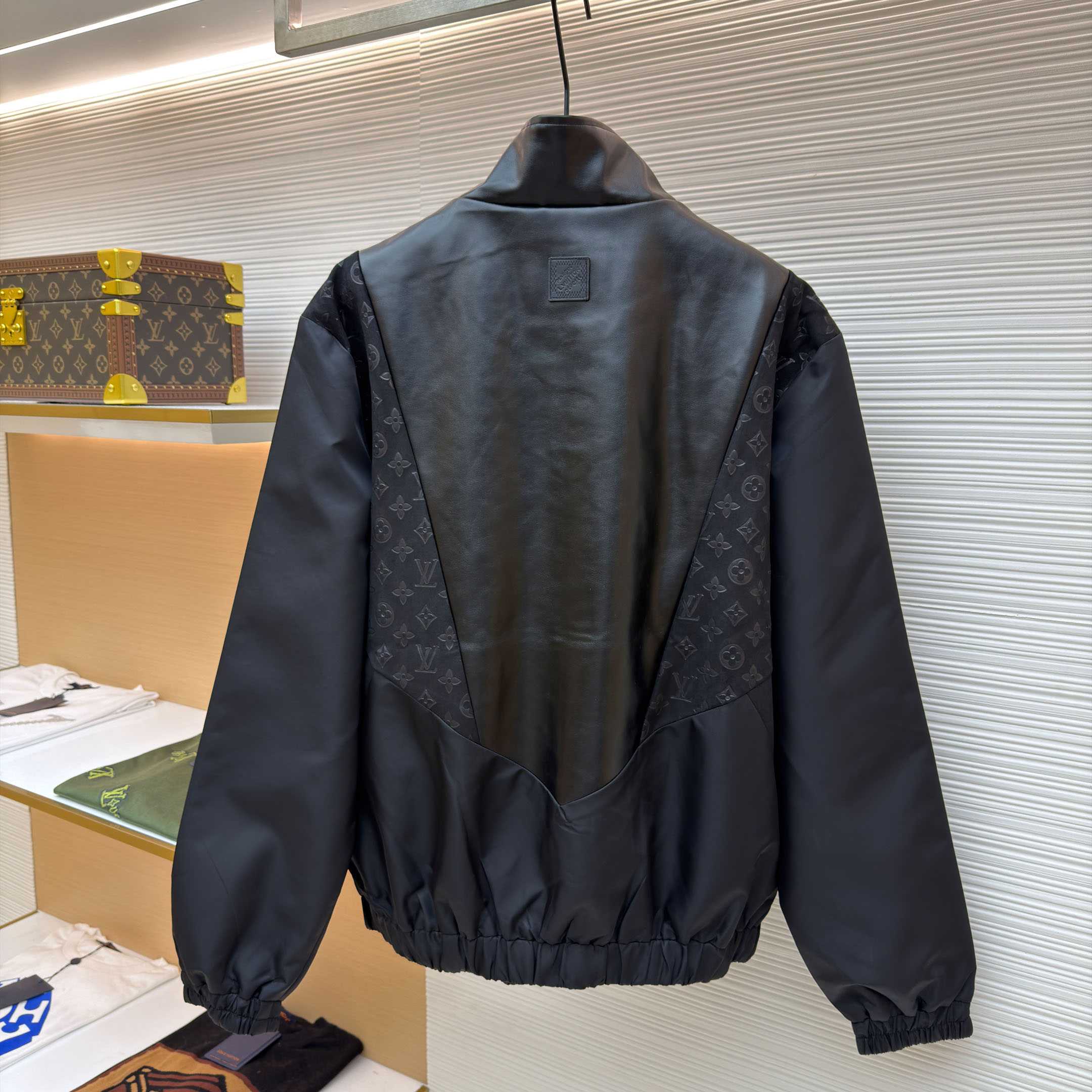 Louis Vuitton Leather Mix Track Top 1AHVM3 - FashionPlug