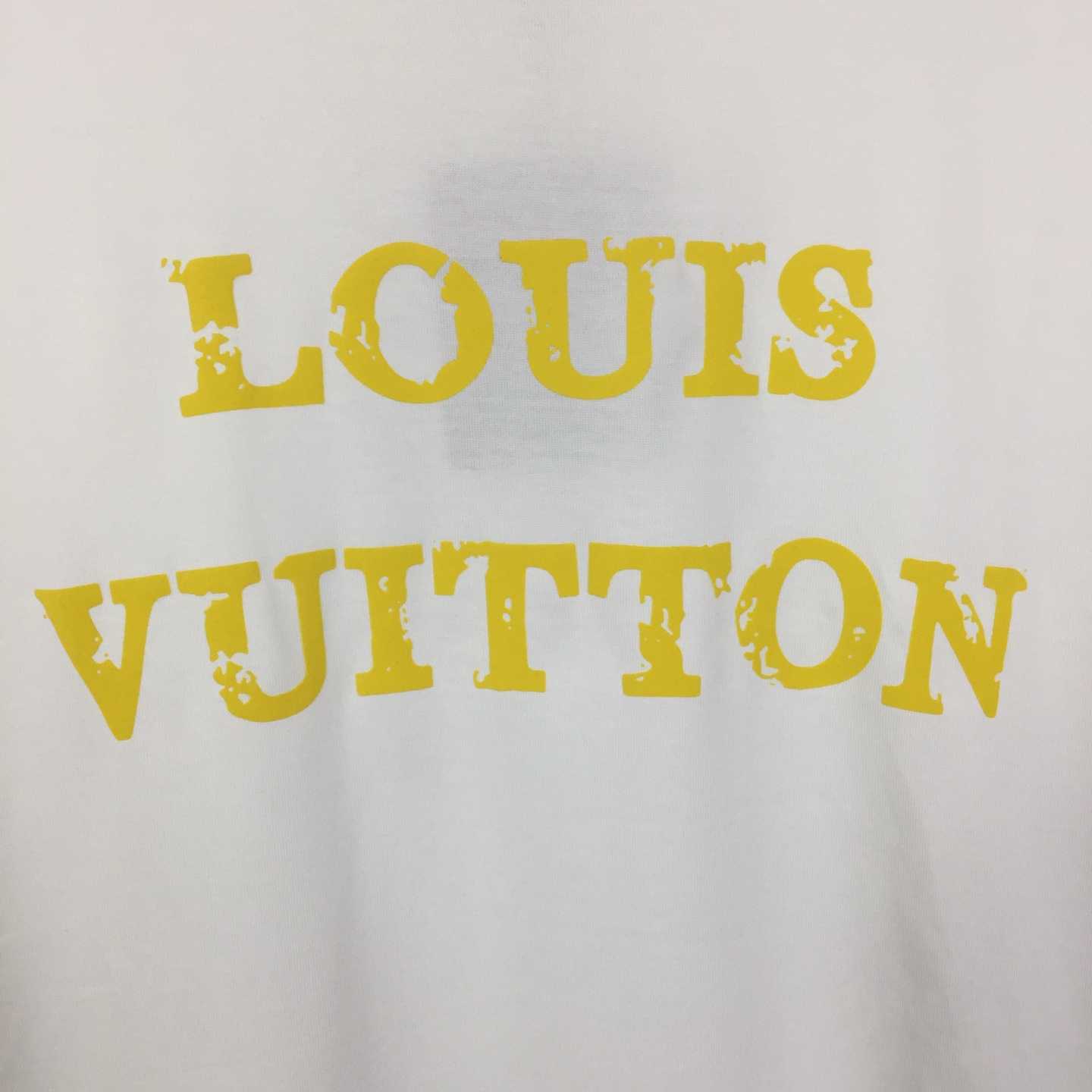 Louis Vuitton Cotton Crewneck Short-sleeve T-shirt - FashionPlug