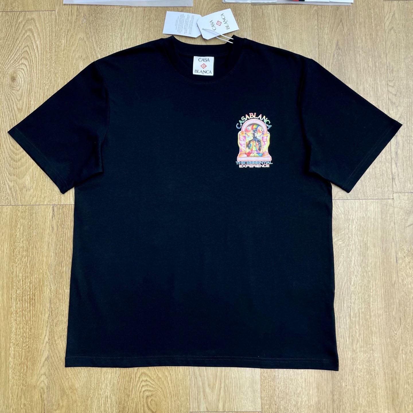 Casablanca Essential Experience printed cotton T-shirt C1113 - FashionPlug