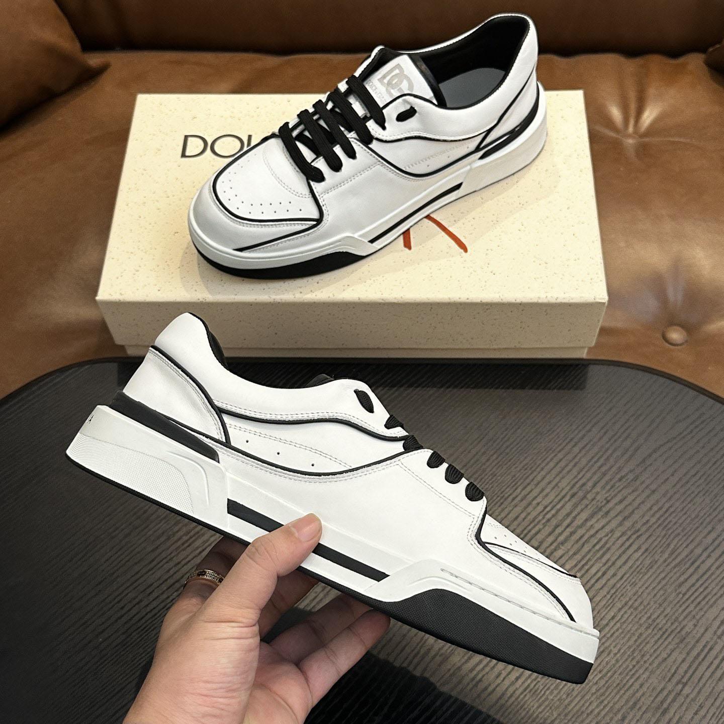 Dolce & Gabbana  New Roma Leather Sports Shoes - FashionPlug