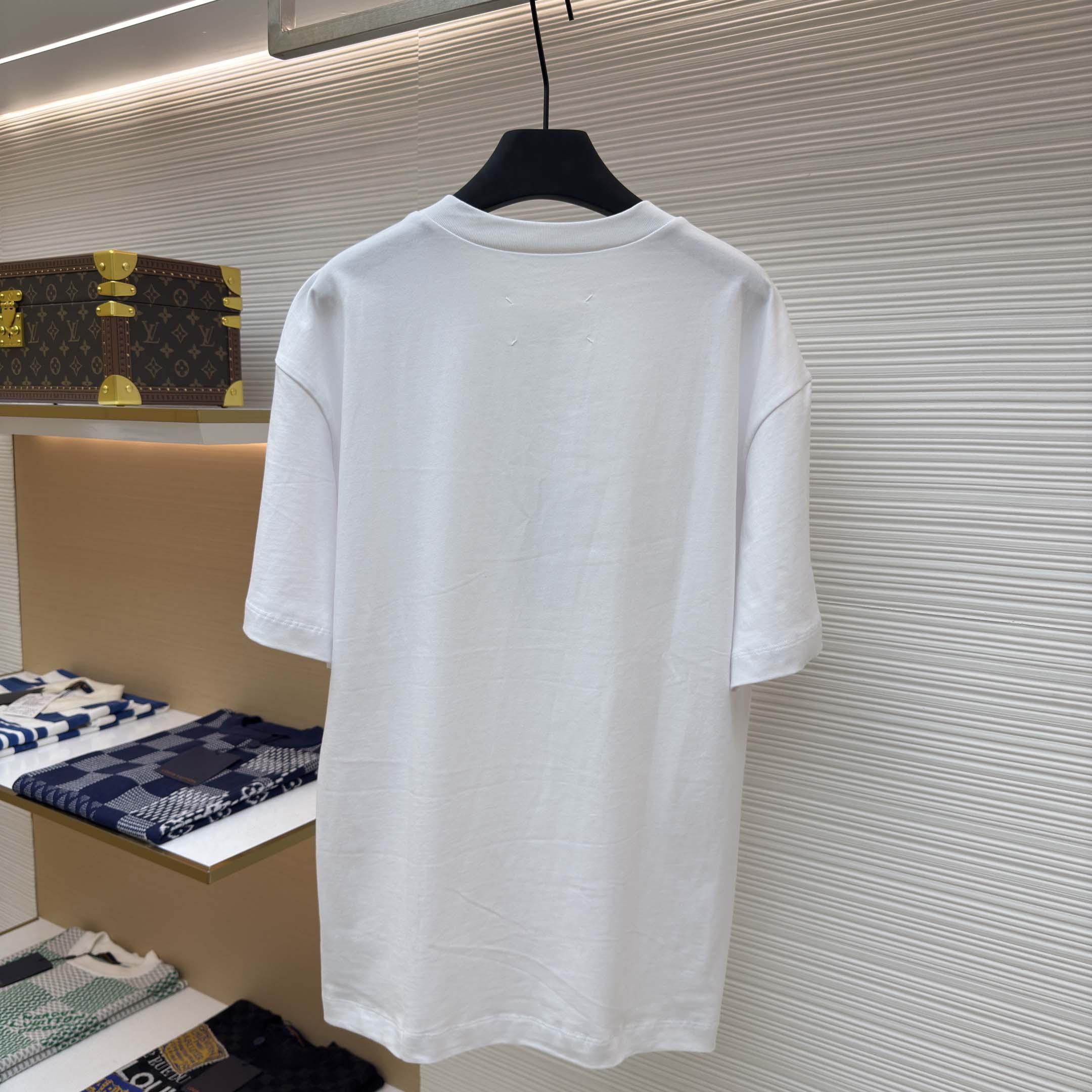 Maison Margiela cotton-jersey T-shirt - FashionPlug