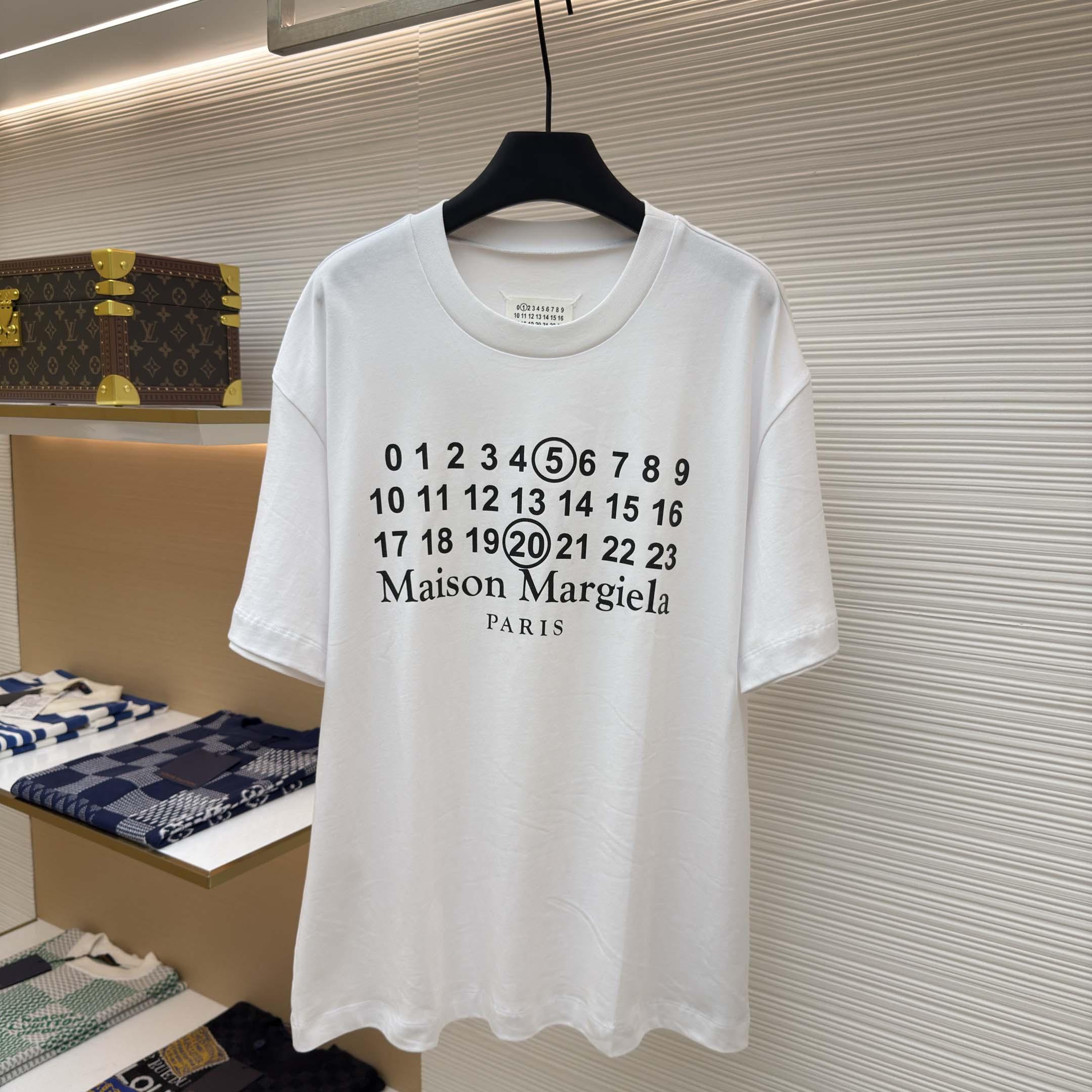 Maison Margiela cotton-jersey T-shirt - FashionPlug