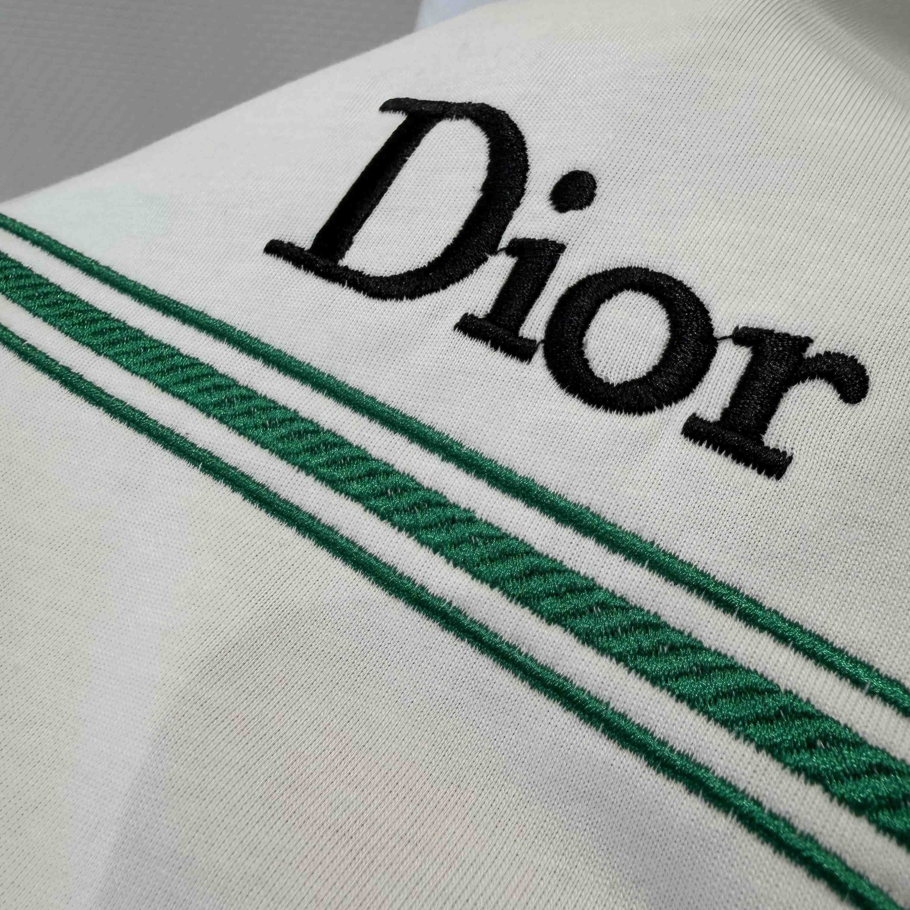 Dior T-Shirt with Book Cover Embroidery - FashionPlug