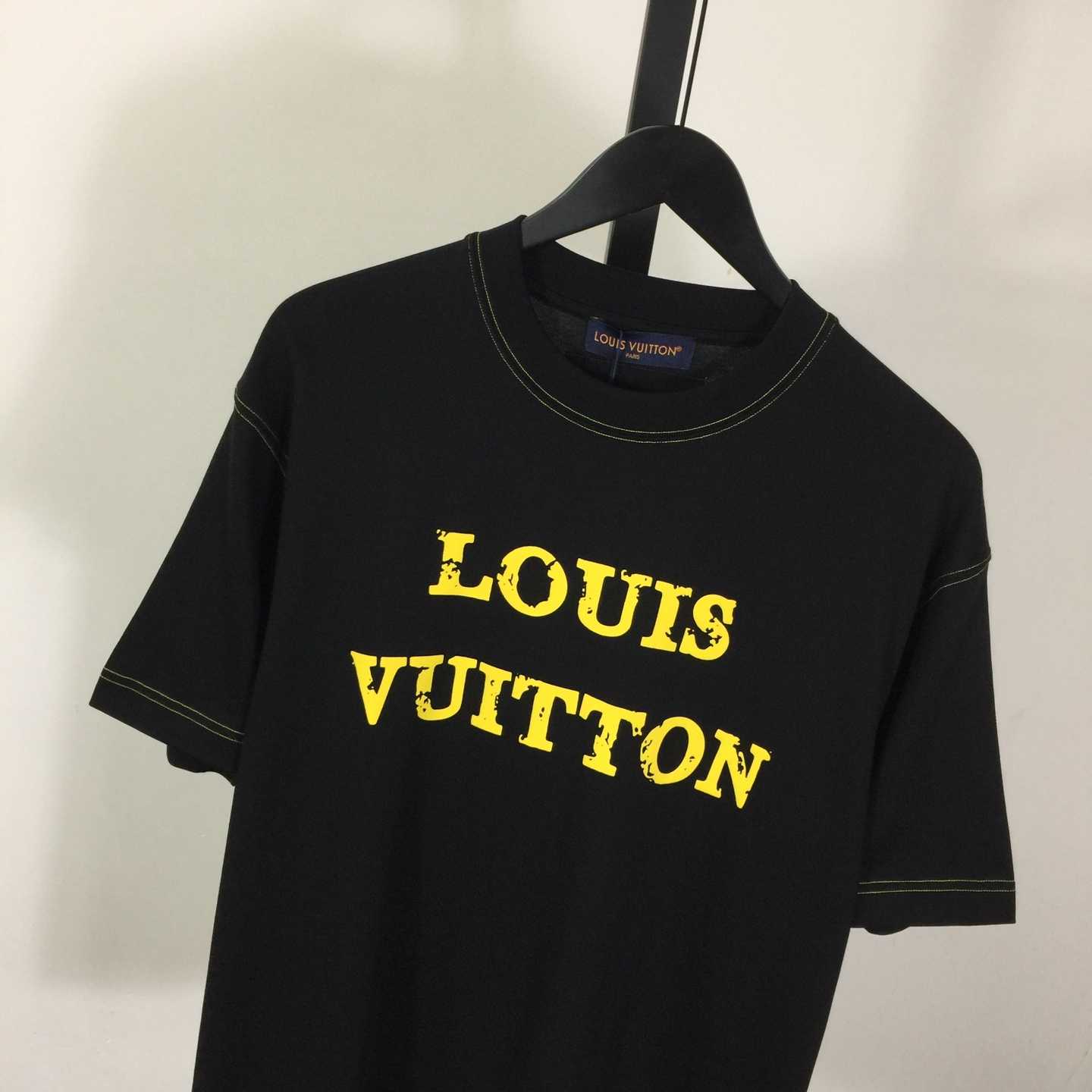 Louis Vuitton Cotton Crewneck Short-sleeve T-shirt - FashionPlug