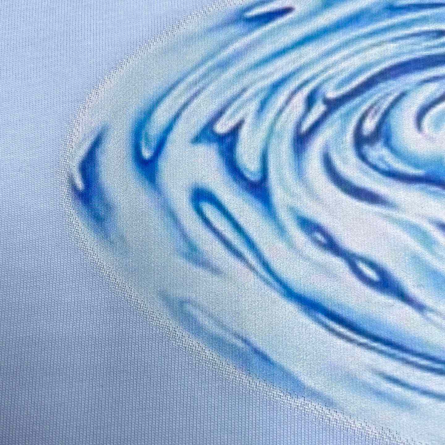 Casablanca DRIP LOGO SHORT SLEEVE T‑SHIRT C1129 - FashionPlug