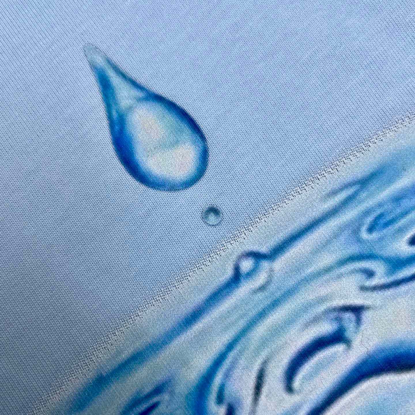 Casablanca DRIP LOGO SHORT SLEEVE T‑SHIRT C1129 - FashionPlug