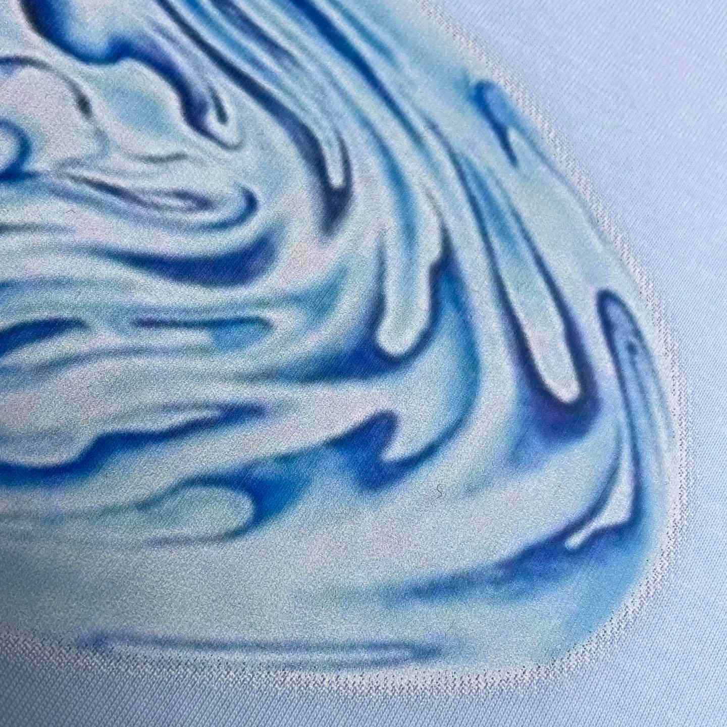 Casablanca DRIP LOGO SHORT SLEEVE T‑SHIRT C1129 - FashionPlug