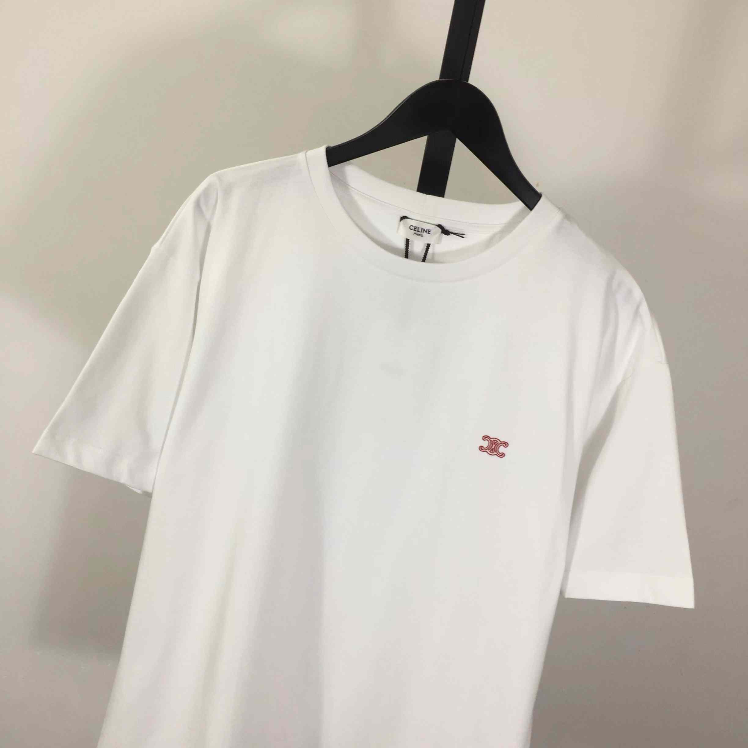 Celine Loose T-shirt In Cotton Jersey - FashionPlug