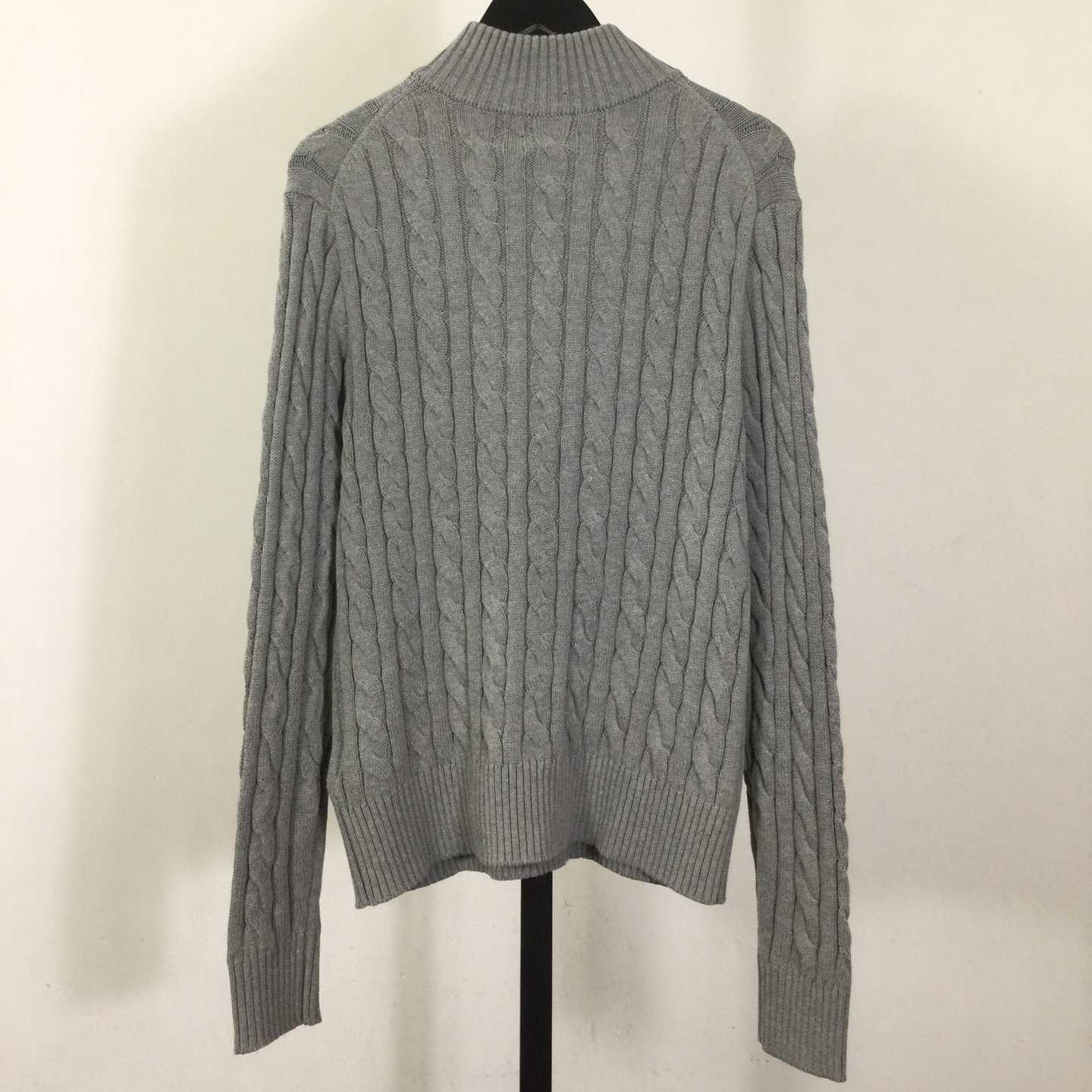 Polo Ralph Cable-Knit Cotton Quarter-Zip Jumper - FashionPlug