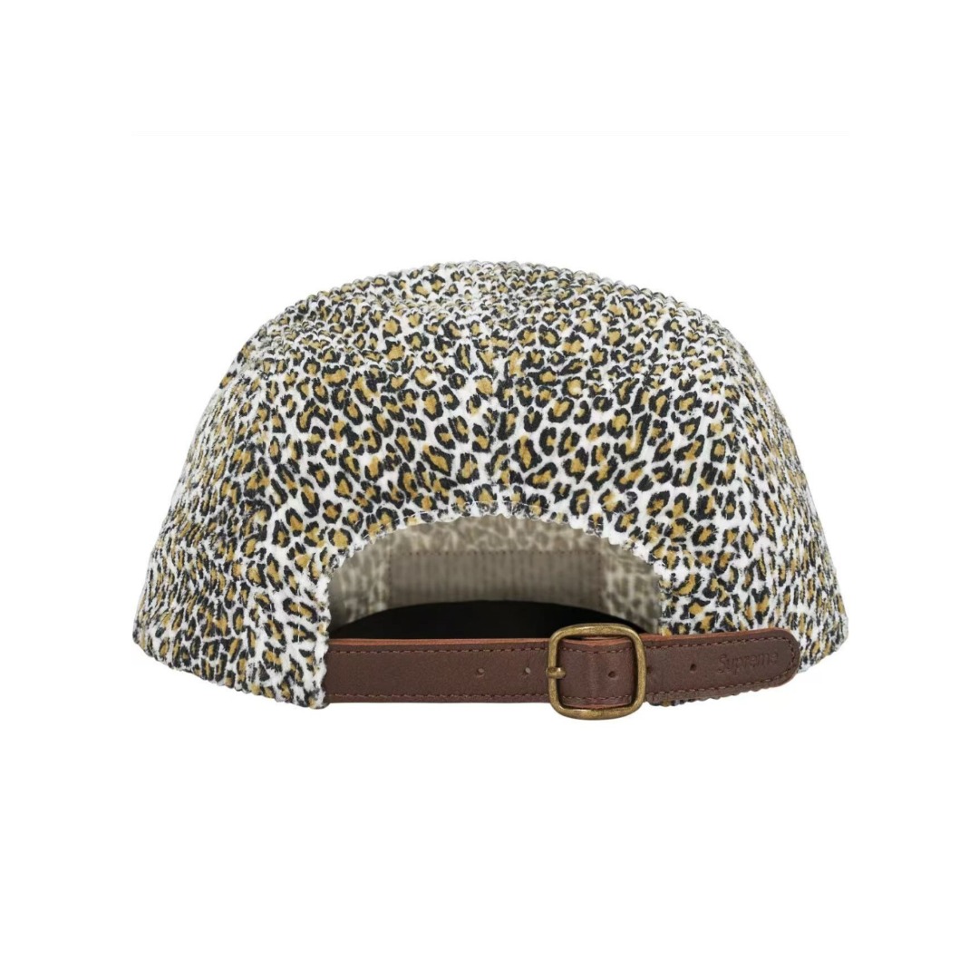 Supreme Corduroy Camp Cap 'Leopard' - FashionPlug