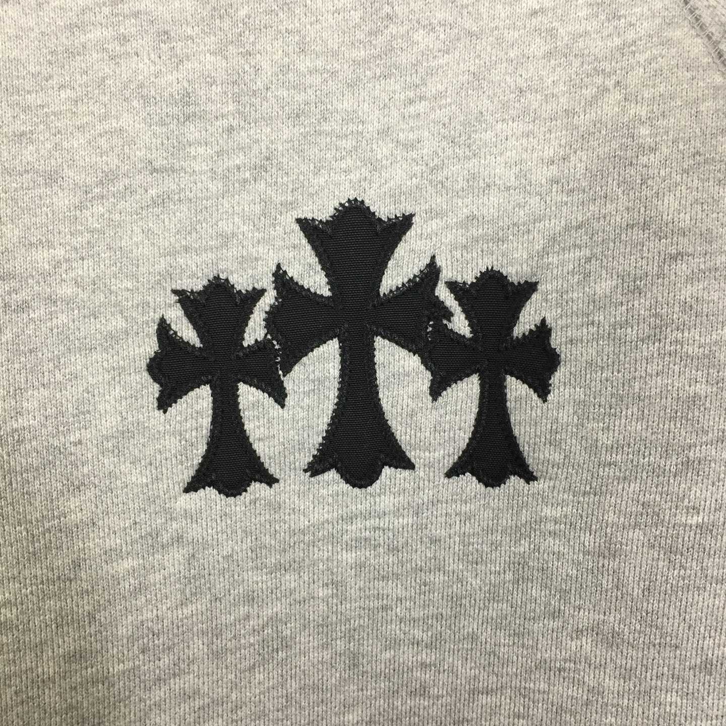 Chrome Hearts Cemetery Cross Crew-neck Sweatshirt - FashionPlug