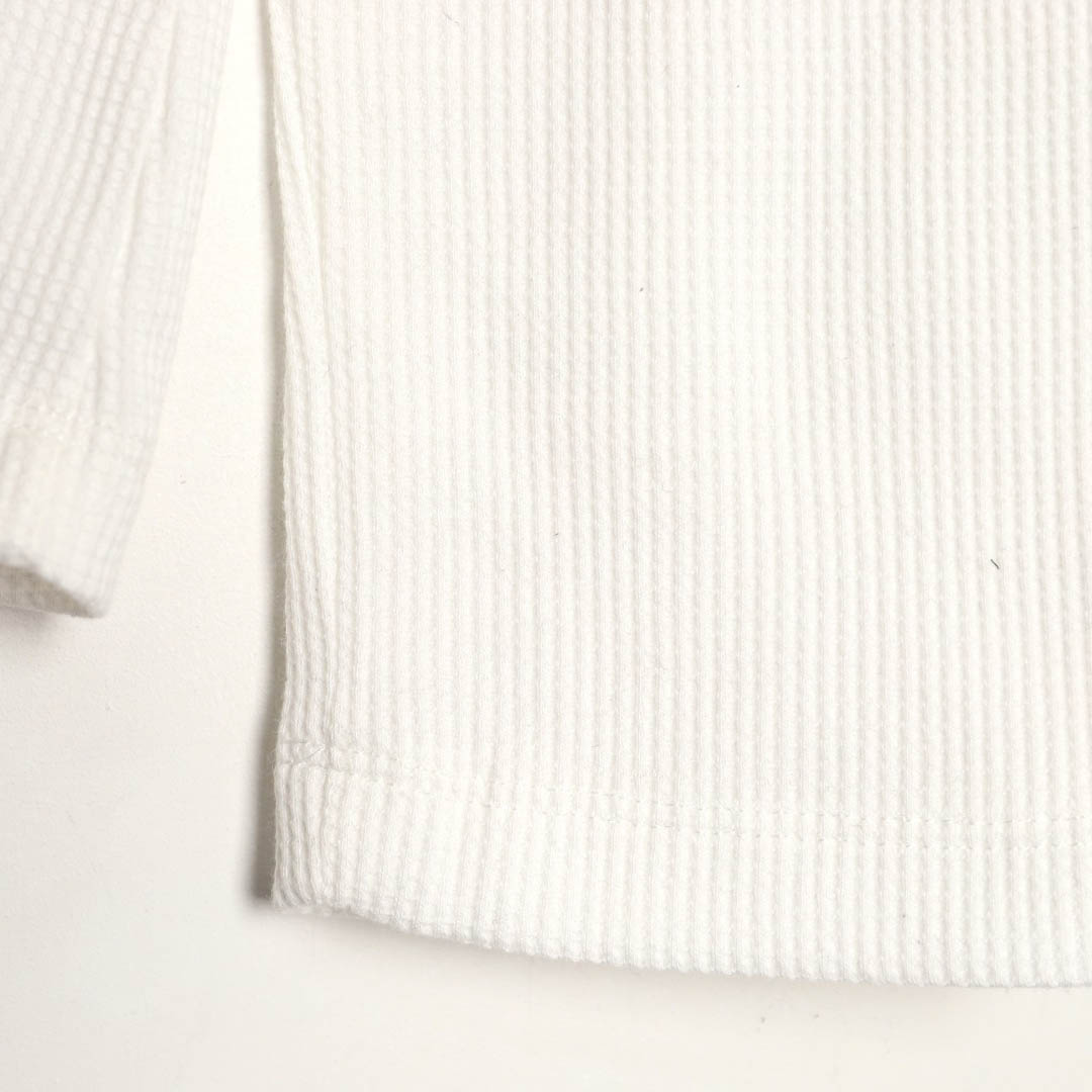 Chrome Hearts White Thermal Leather Cross Patch Long Sleeve Tee - FashionPlug