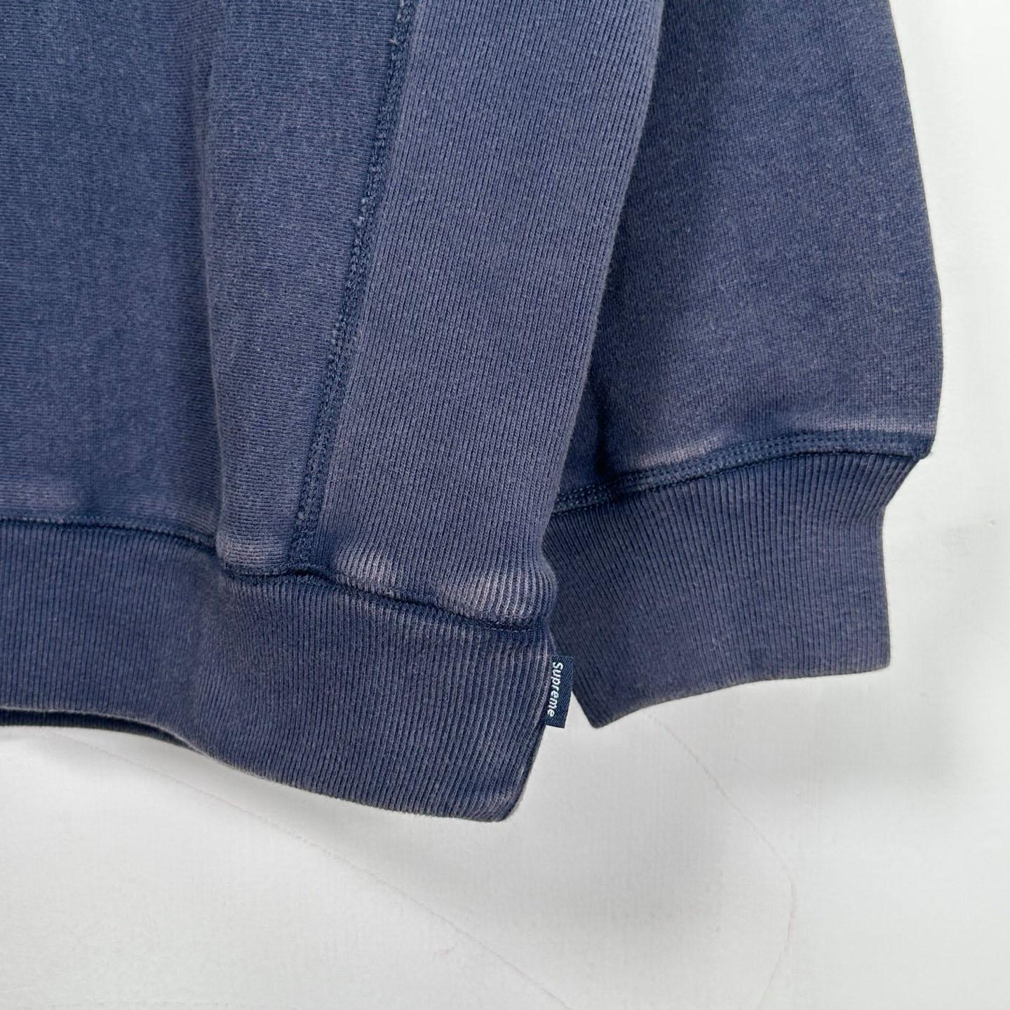 Supreme 25SS Wash Box Logo Crewneck 'Blue' - FashionPlug