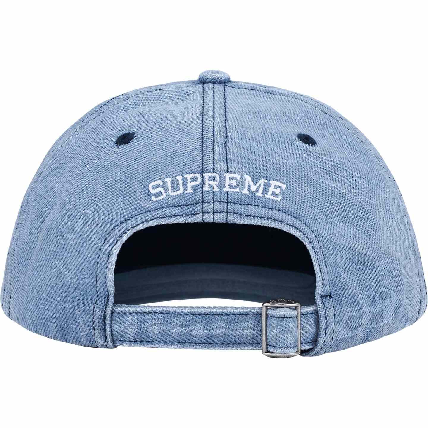 Supreme License Plate 6-Panel 'Denim' - FashionPlug