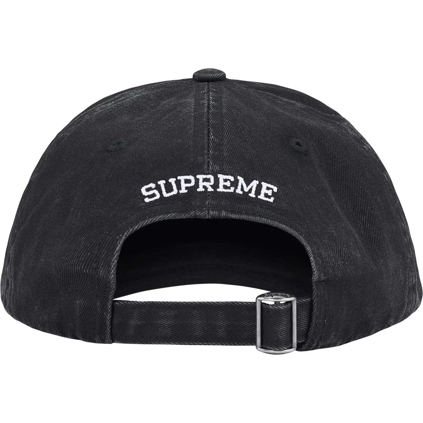 Supreme License Plate 6-Panel 'Black' - FashionPlug