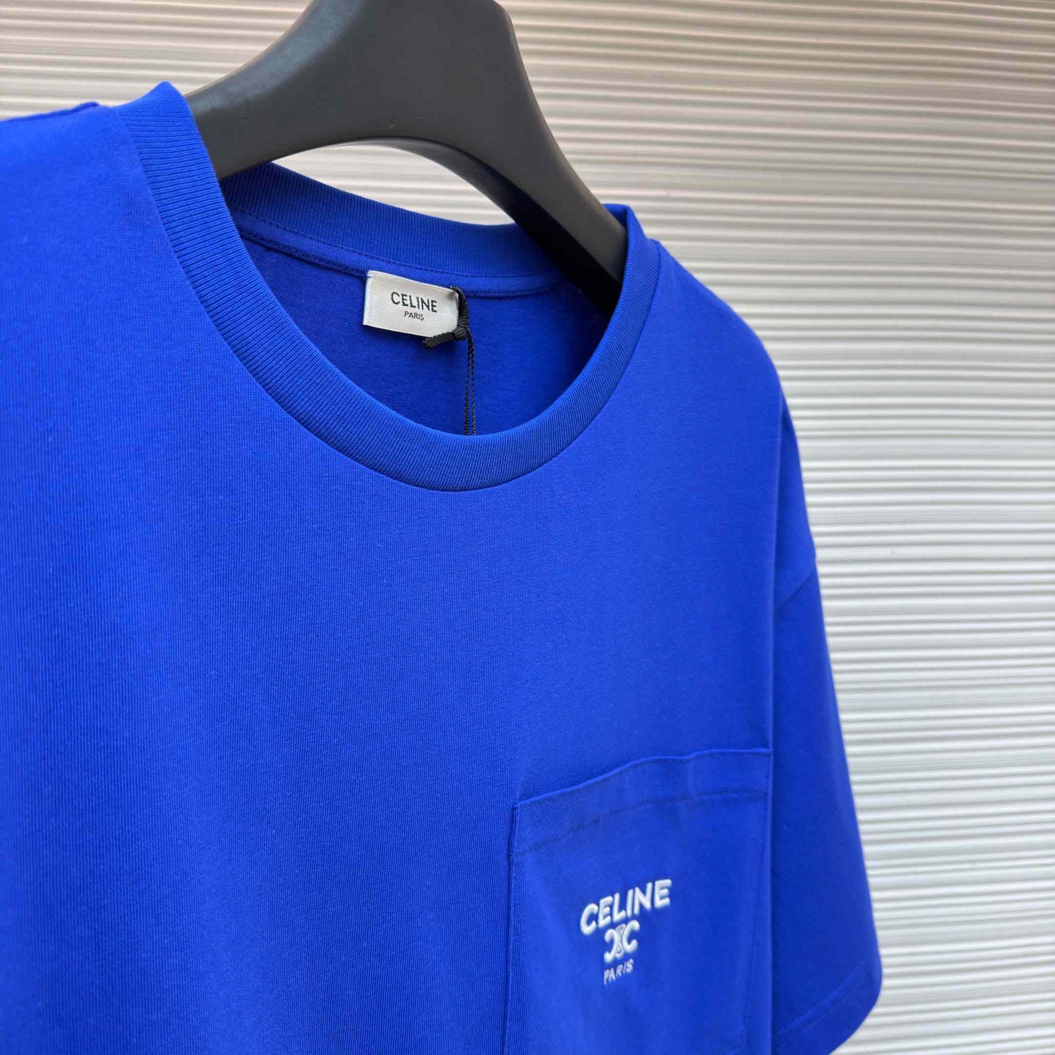 Celine T-SHIRT IN Cotton Jersey - FashionPlug