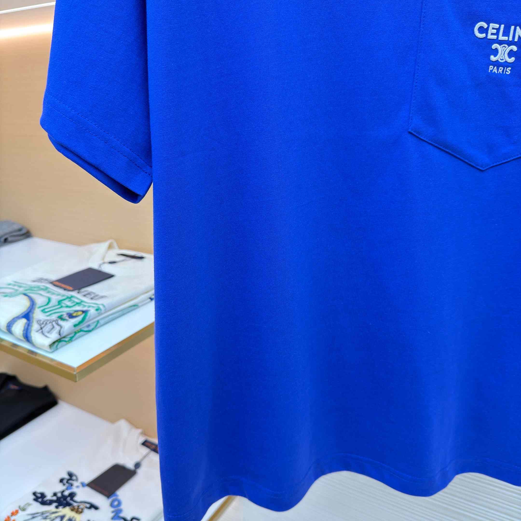 Celine T-SHIRT IN Cotton Jersey - FashionPlug