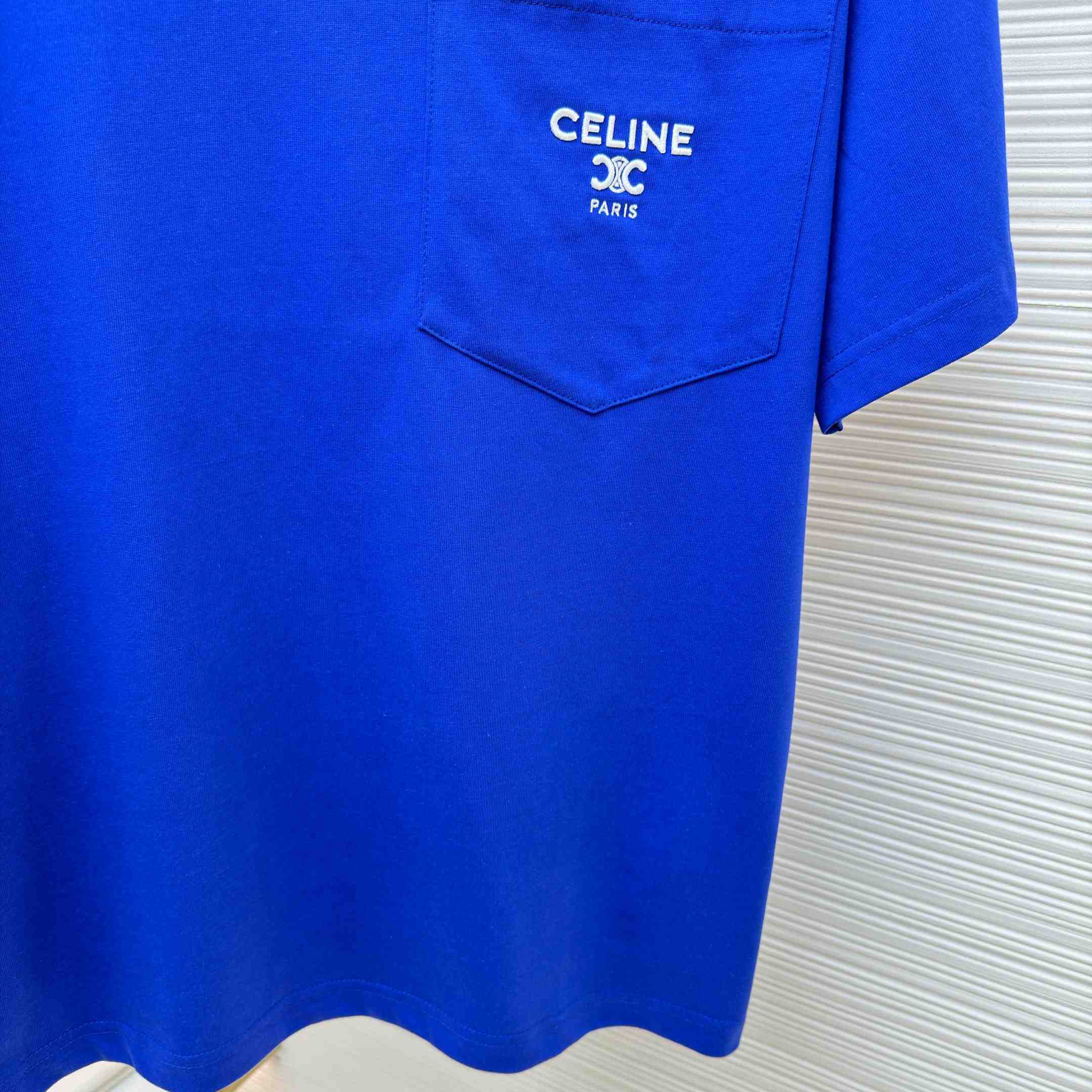 Celine T-SHIRT IN Cotton Jersey - FashionPlug
