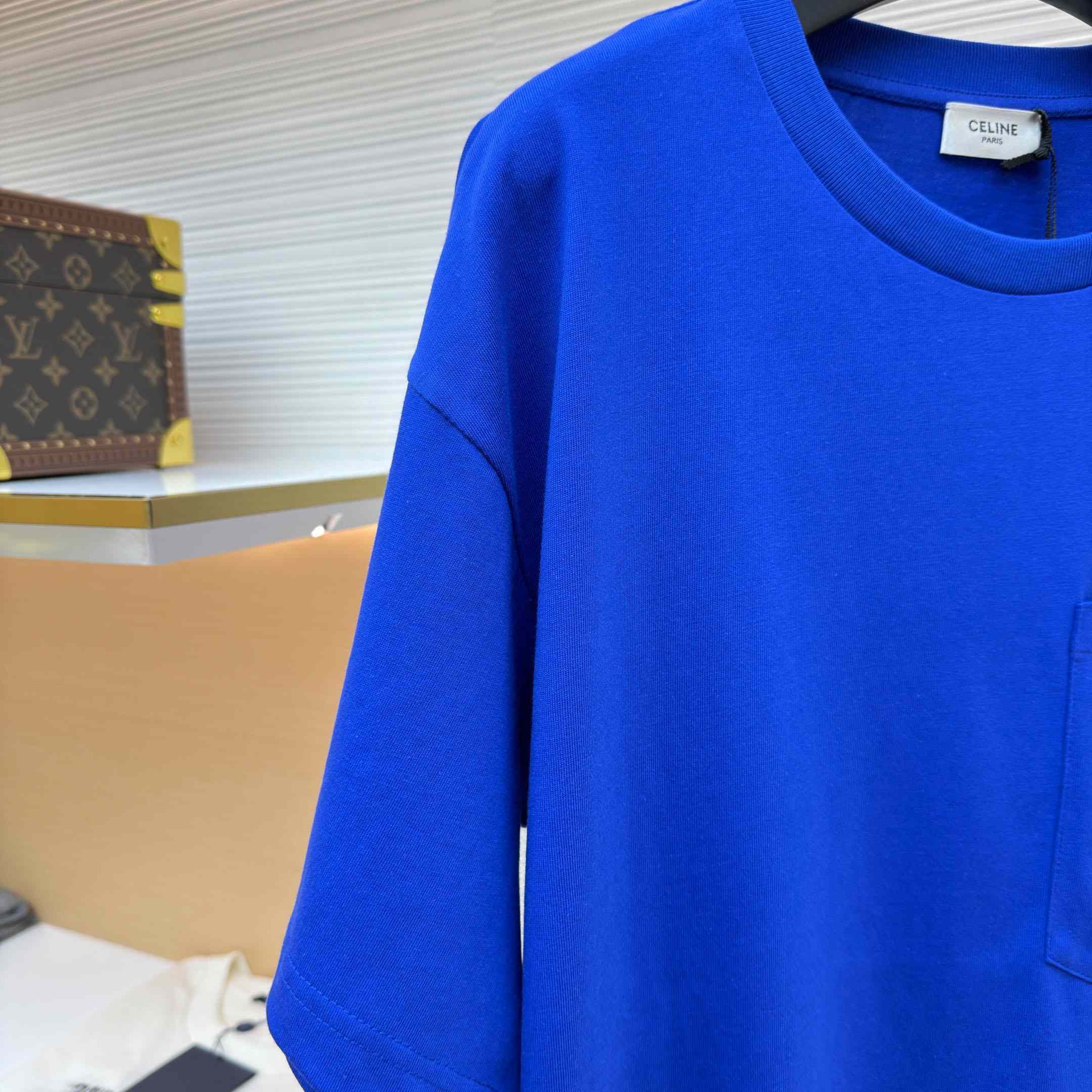 Celine T-SHIRT IN Cotton Jersey - FashionPlug
