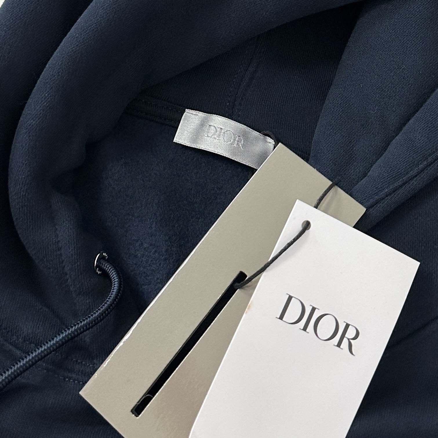 Dior CD Icon Cotton Hooded Sweatshirt - FashionPlug