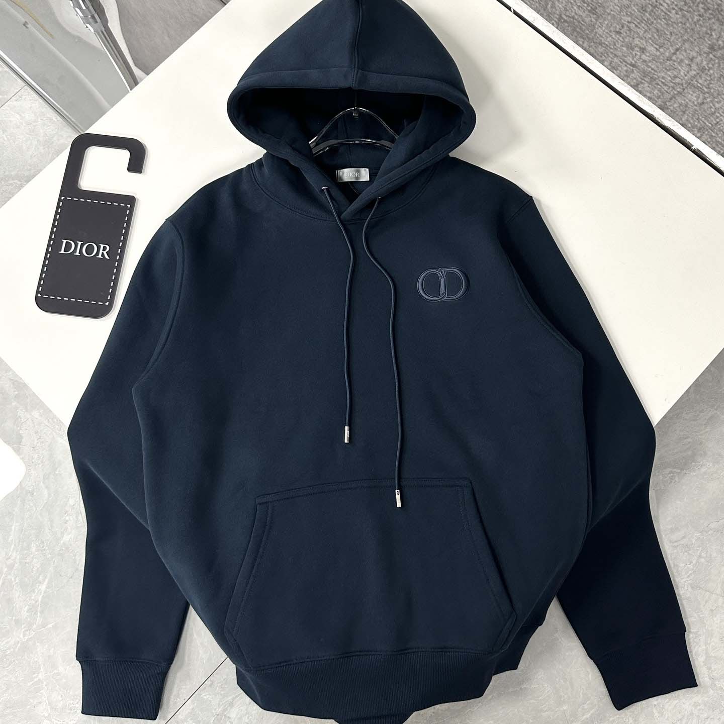 Dior CD Icon Cotton Hooded Sweatshirt - FashionPlug