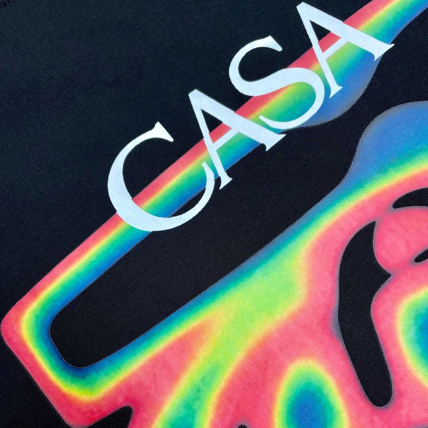 Casablanca Heat Map Logo Short Sleeve T‑Shirt C1125 - FashionPlug