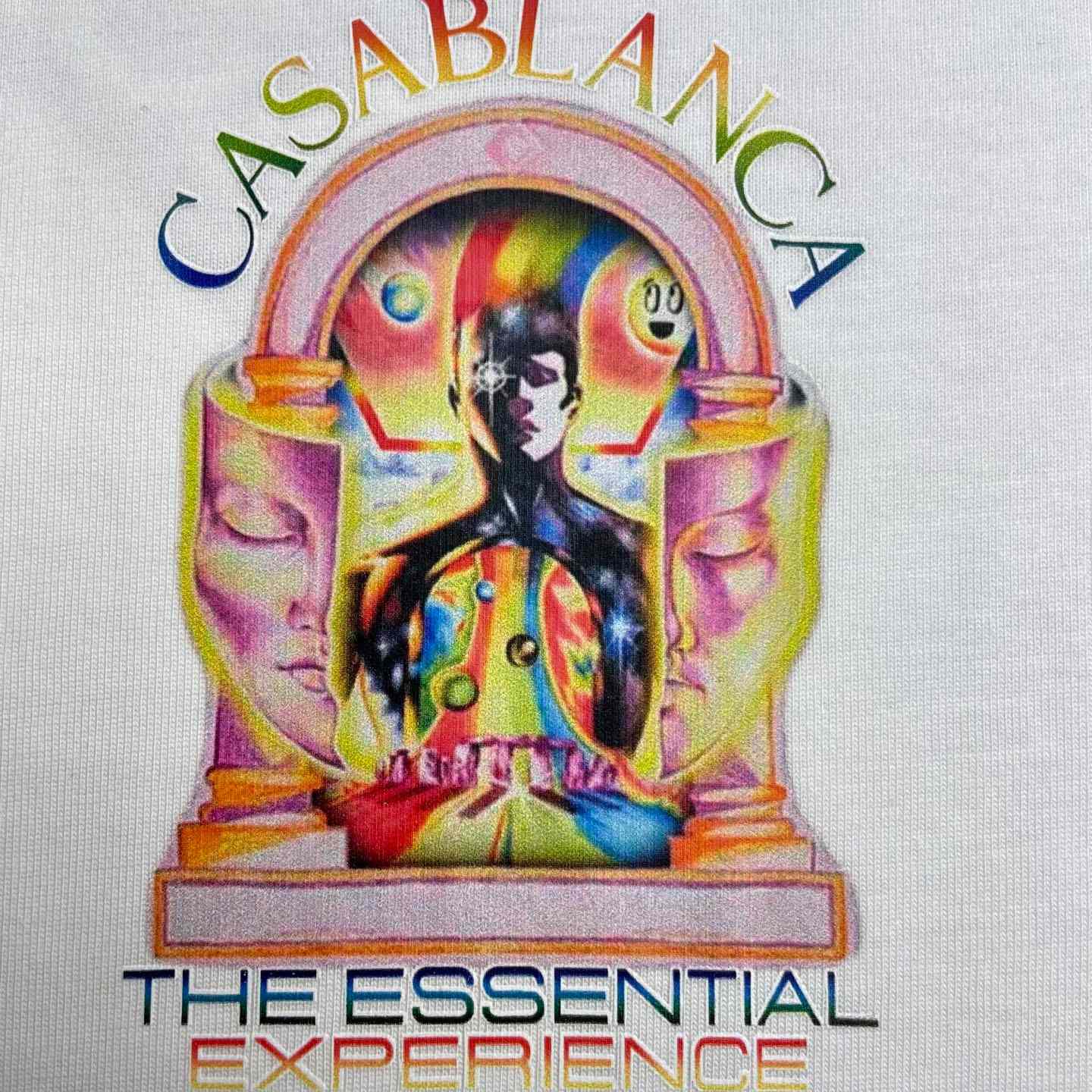 Casablanca Essential Experience printed cotton T-shirt  C1114 - FashionPlug
