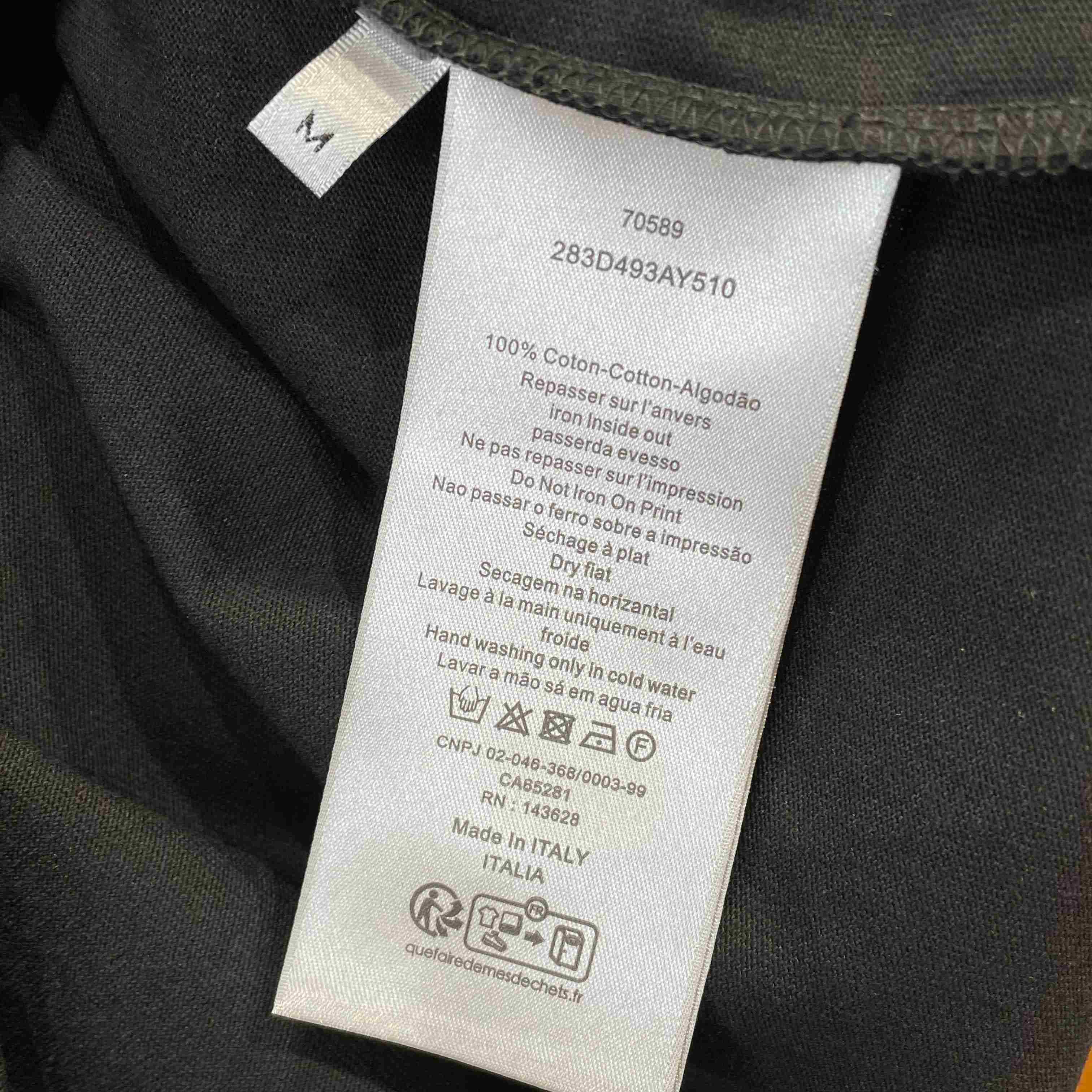 Dior T-Shirt with Dior Embroidery Black - FashionPlug