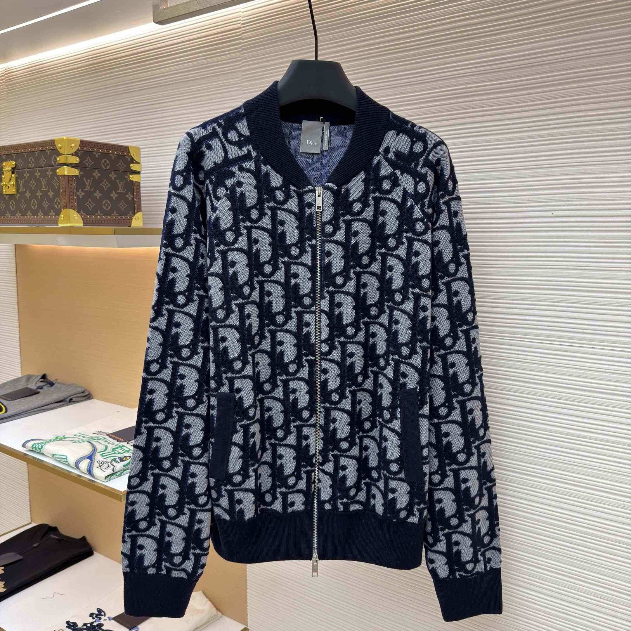 Dior Oblique Bomber Jacket - FashionPlug