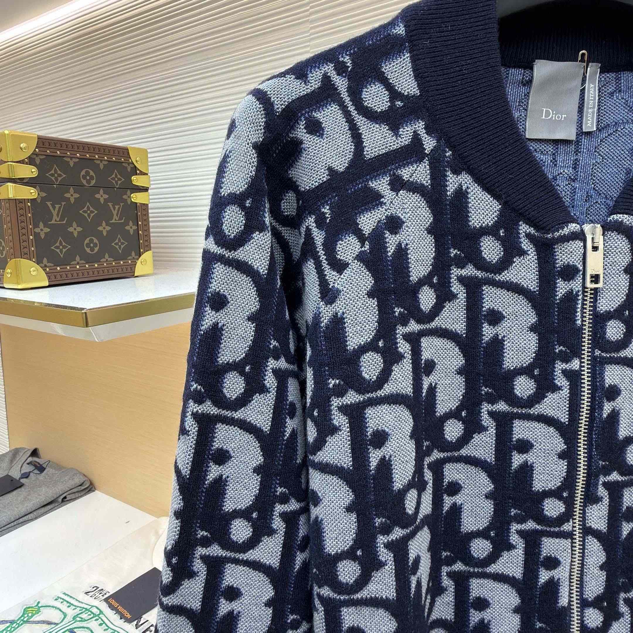 Dior Oblique Bomber Jacket - FashionPlug