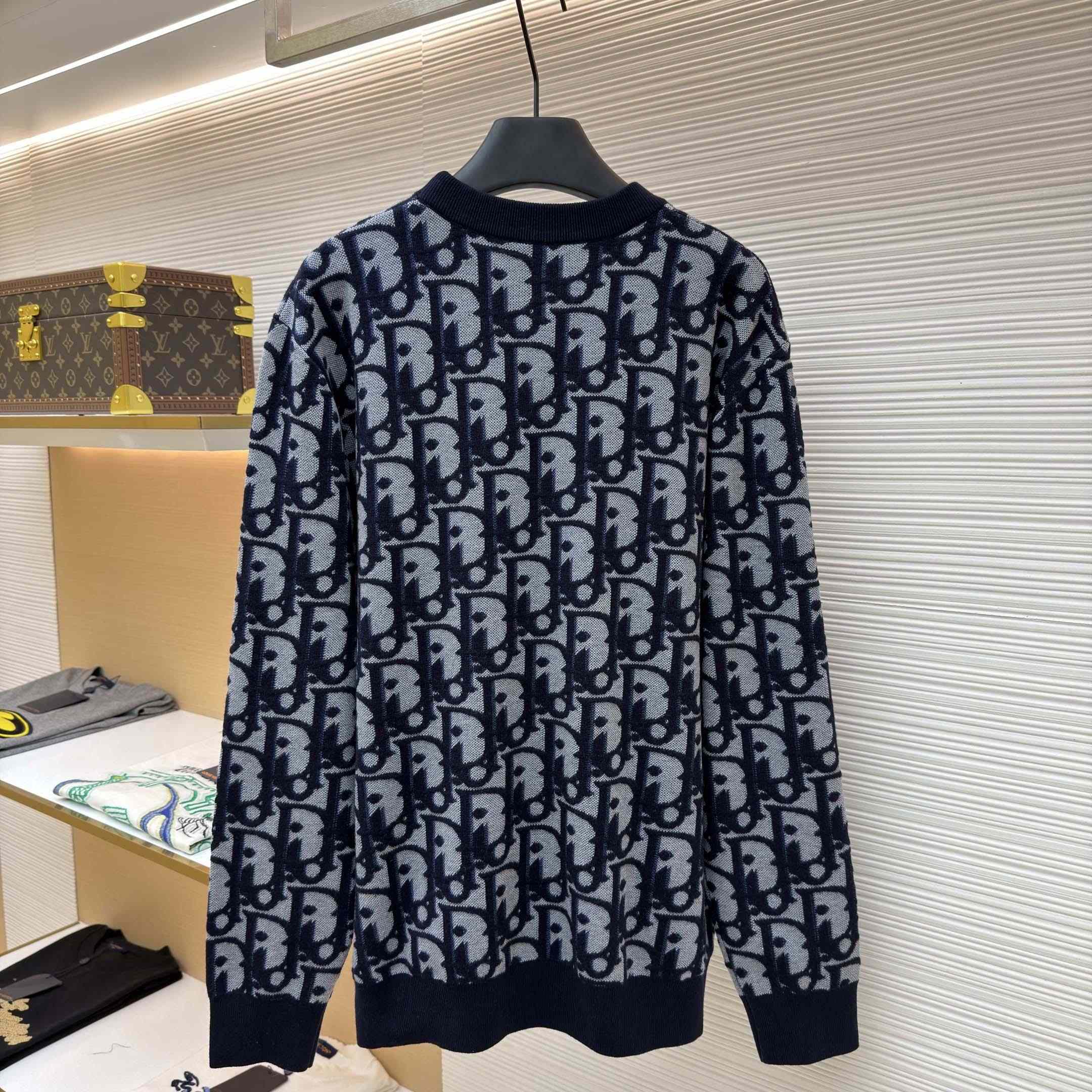 Dior Oblique Sweater  - FashionPlug