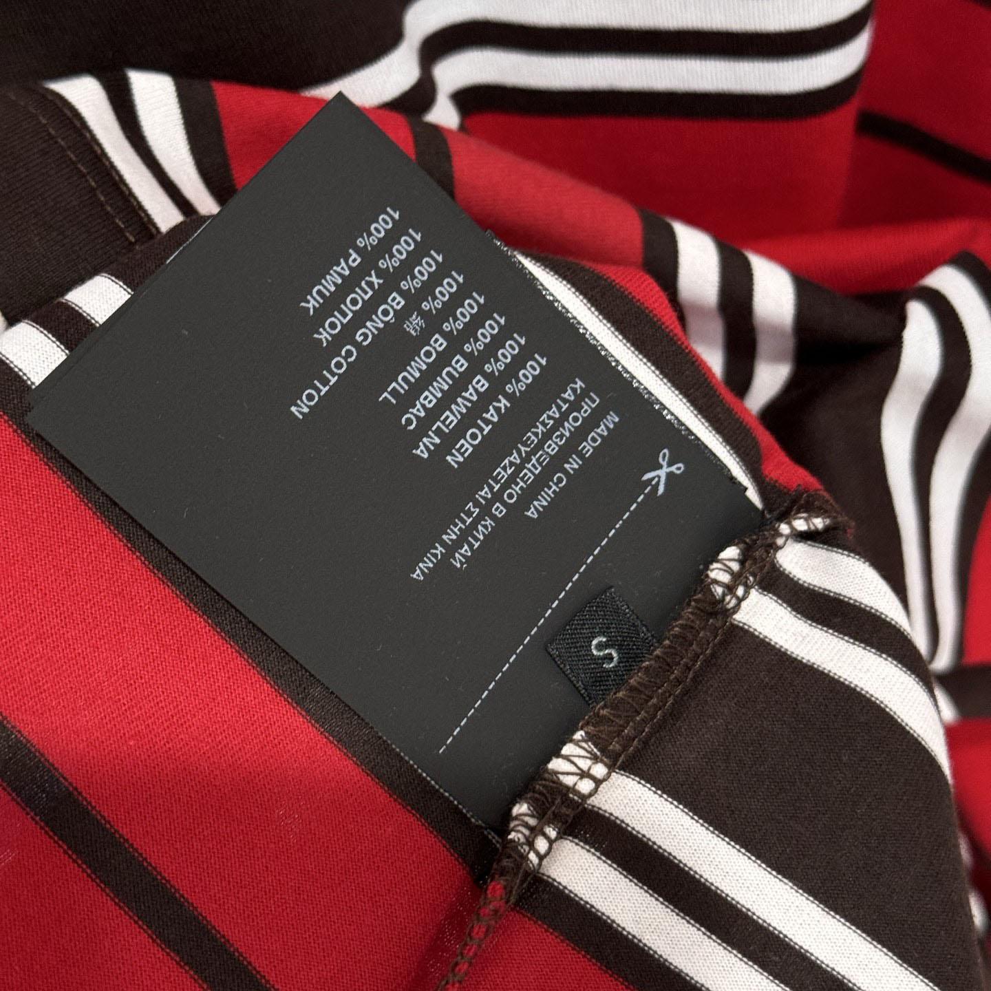 Fendi Oversized Striped Jersey T-shirt - FashionPlug