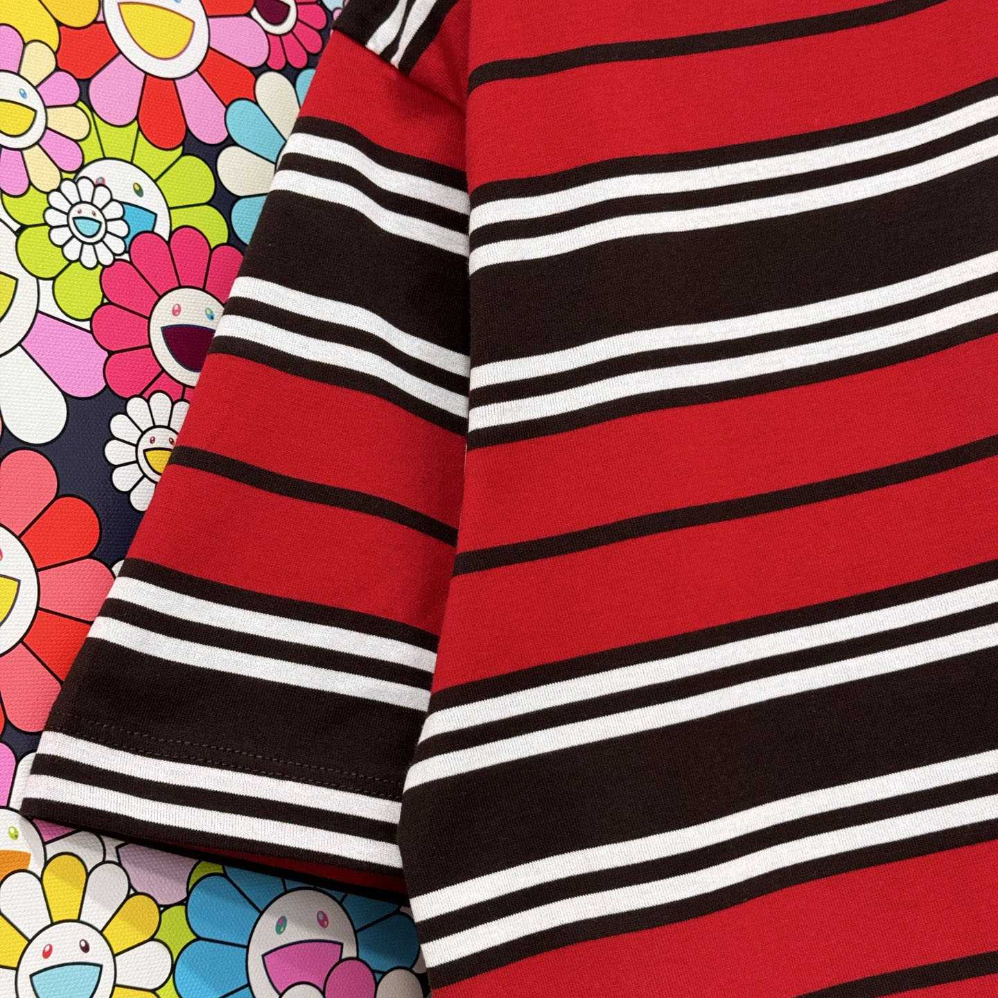 Fendi Oversized Striped Jersey T-shirt - FashionPlug