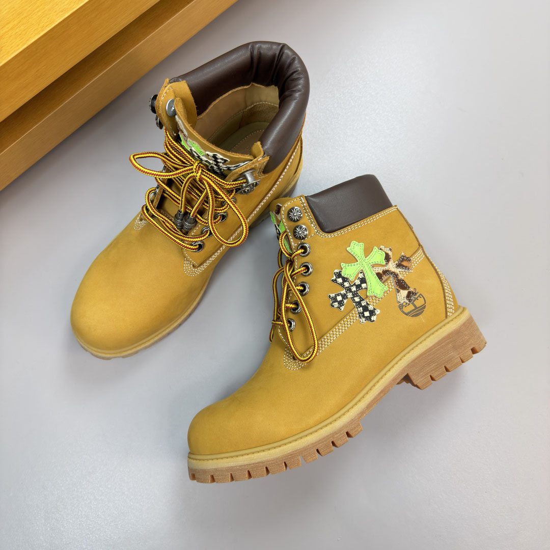 Chrome Hearts x Timberland 6-inch Boots - FashionPlug