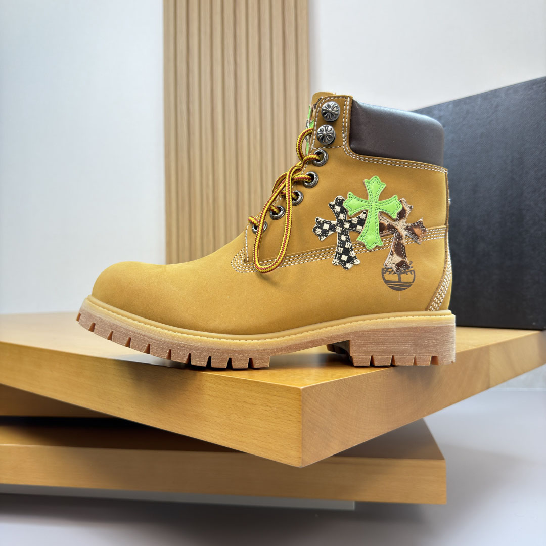 Chrome Hearts x Timberland 6-inch Boots - FashionPlug