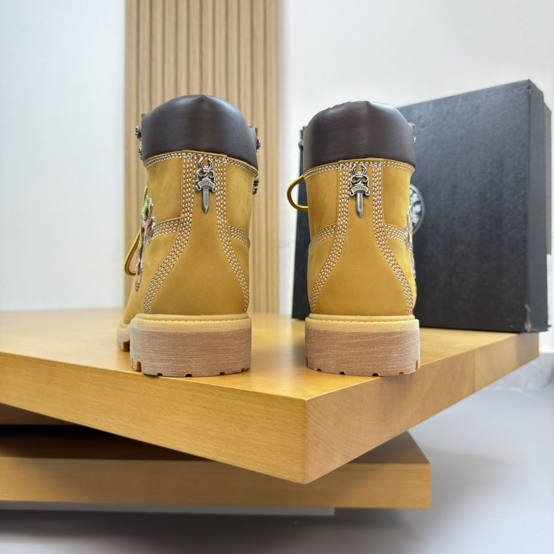 Chrome Hearts x Timberland 6-inch Boots - FashionPlug