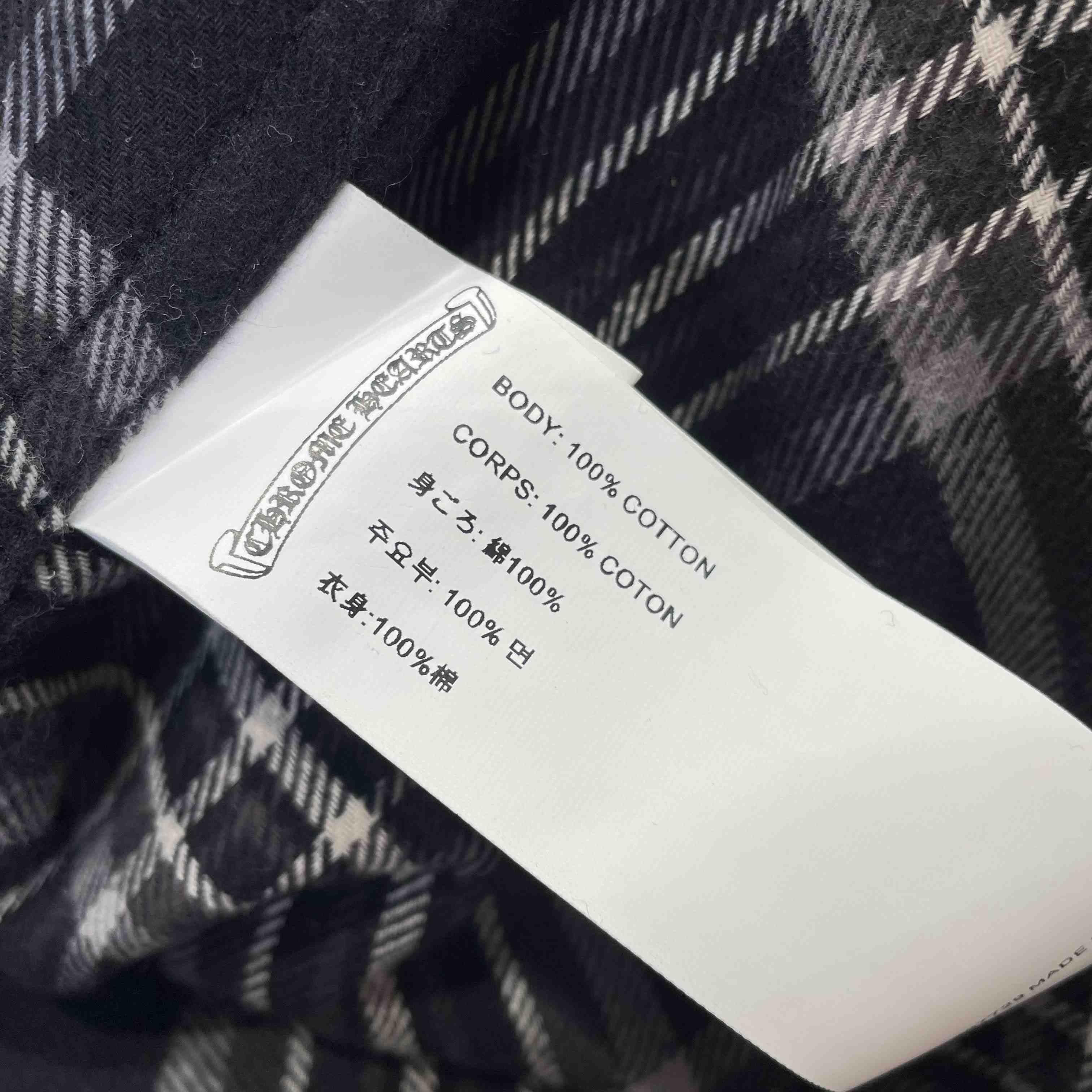 Chrome Hearts  Flannel Work Dog Shirt - FashionPlug