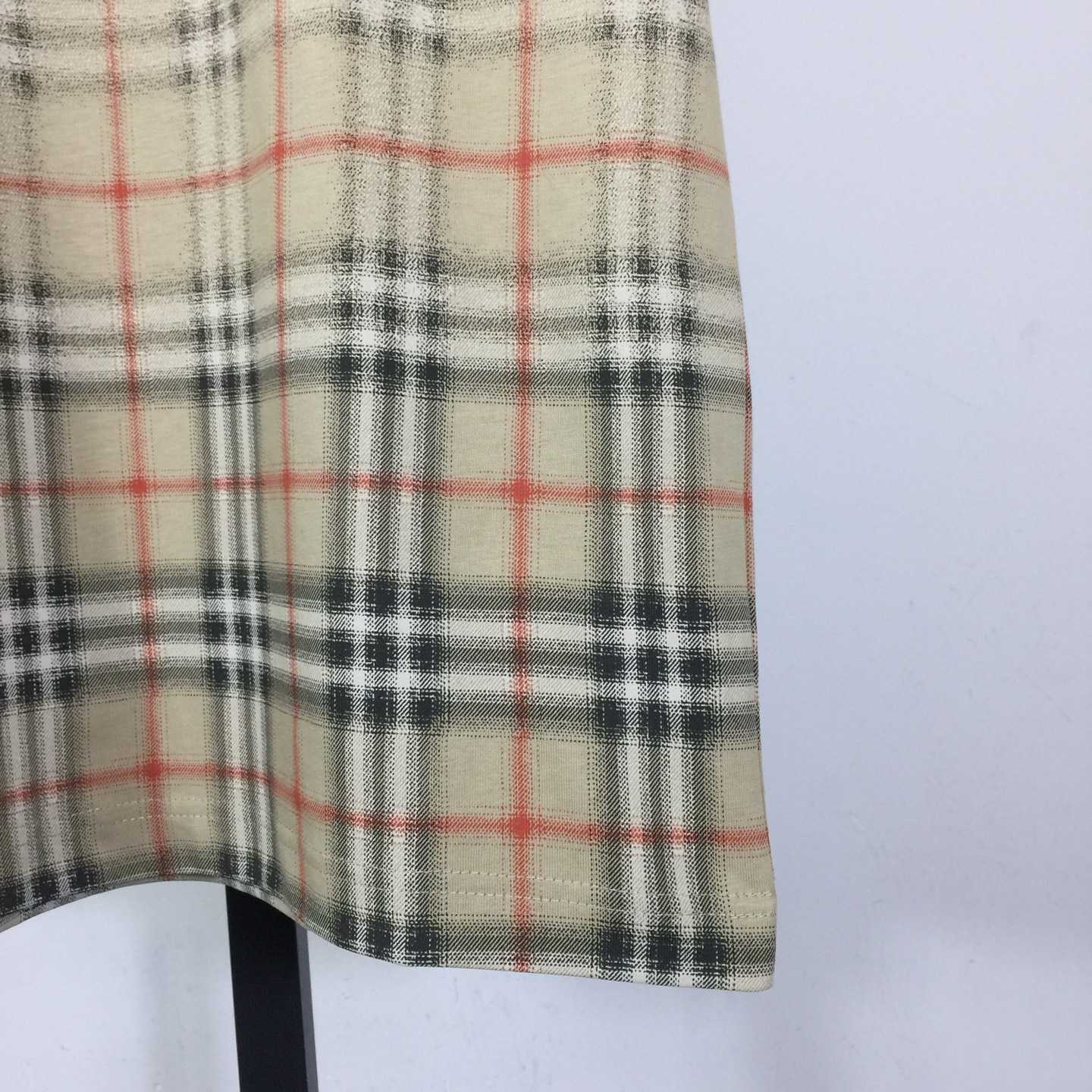 Burberry Gradient Check Cotton T-shirt - FashionPlug
