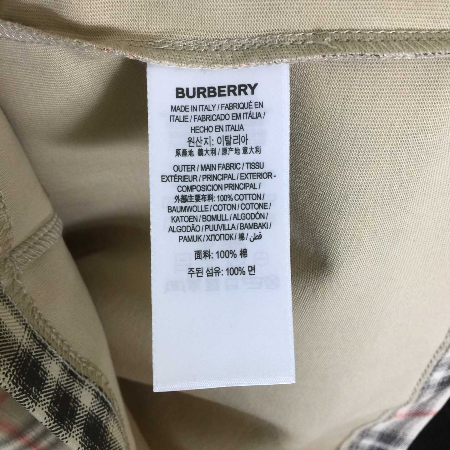 Burberry Gradient Check Cotton T-shirt - FashionPlug