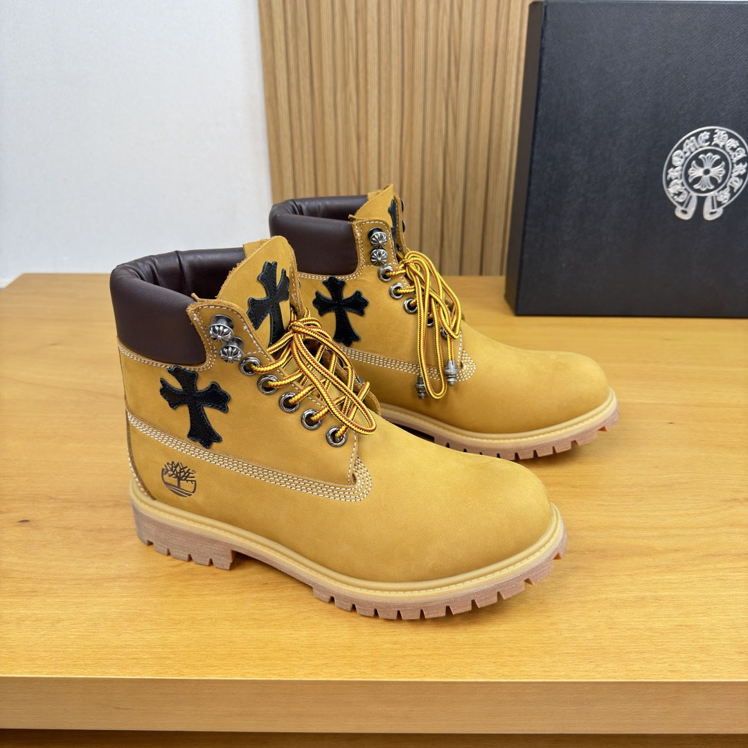 Chrome Hearts x Timberland 6-inch Boots - FashionPlug