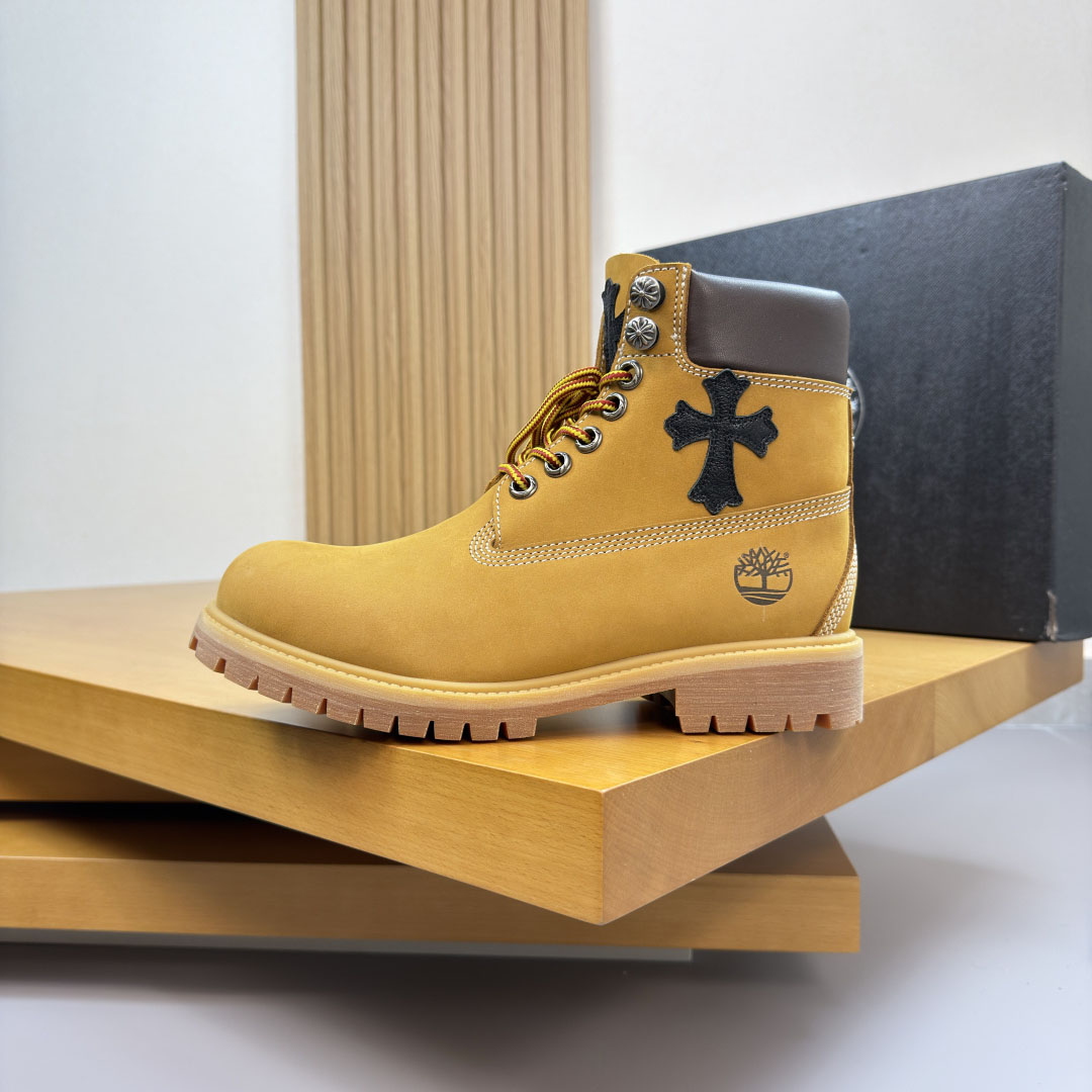 Chrome Hearts x Timberland 6-inch Boots - FashionPlug