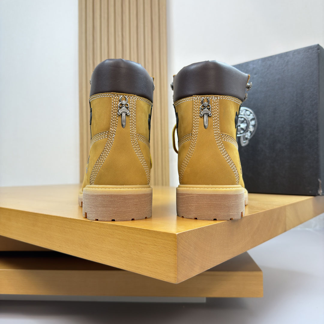 Chrome Hearts x Timberland 6-inch Boots - FashionPlug