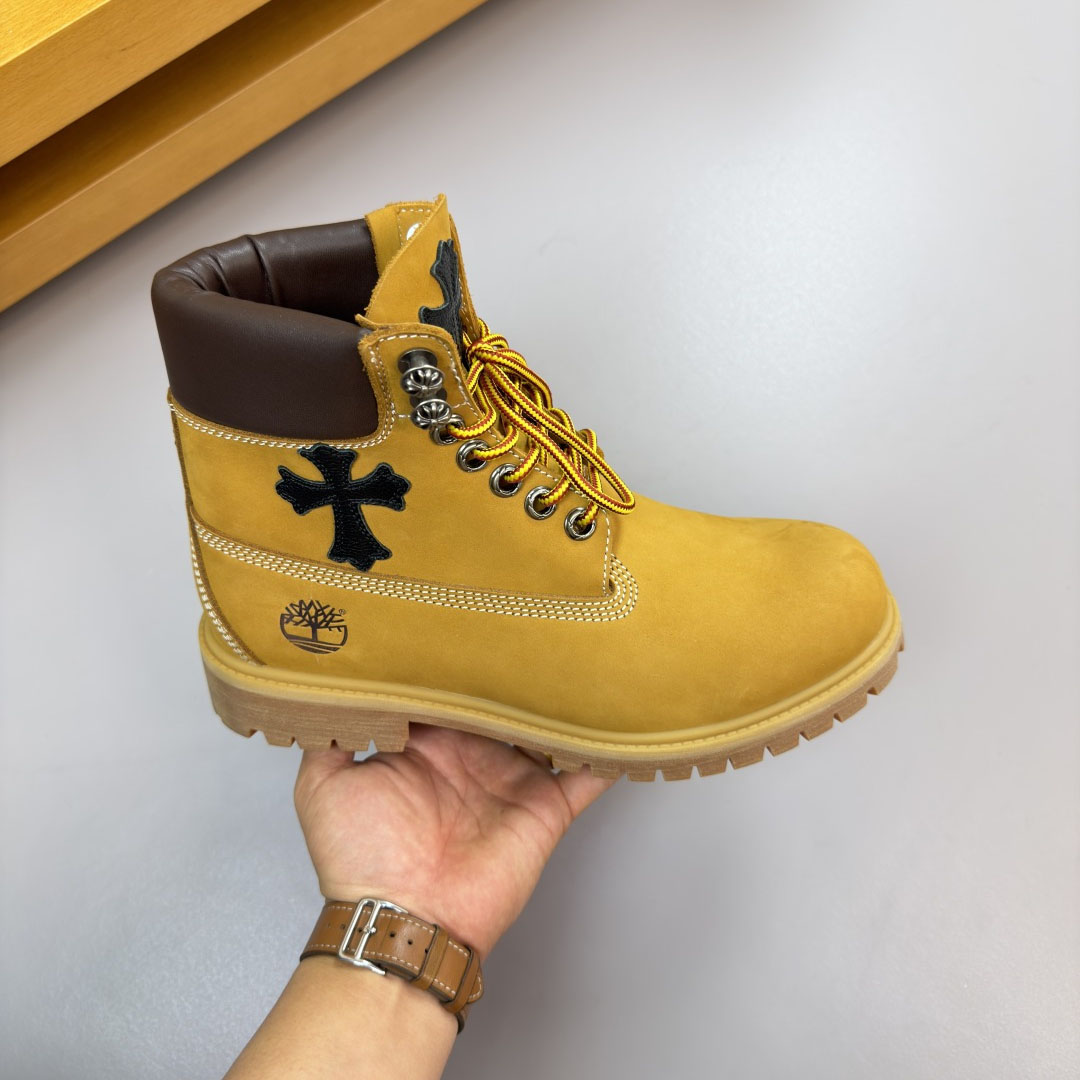 Chrome Hearts x Timberland 6-inch Boots - FashionPlug
