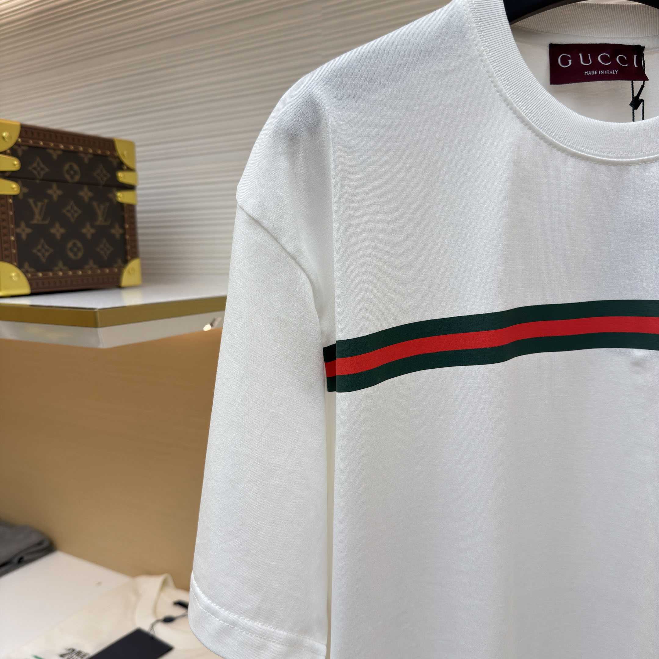 Gucci Cotton Jersey T-shirt With Print - FashionPlug