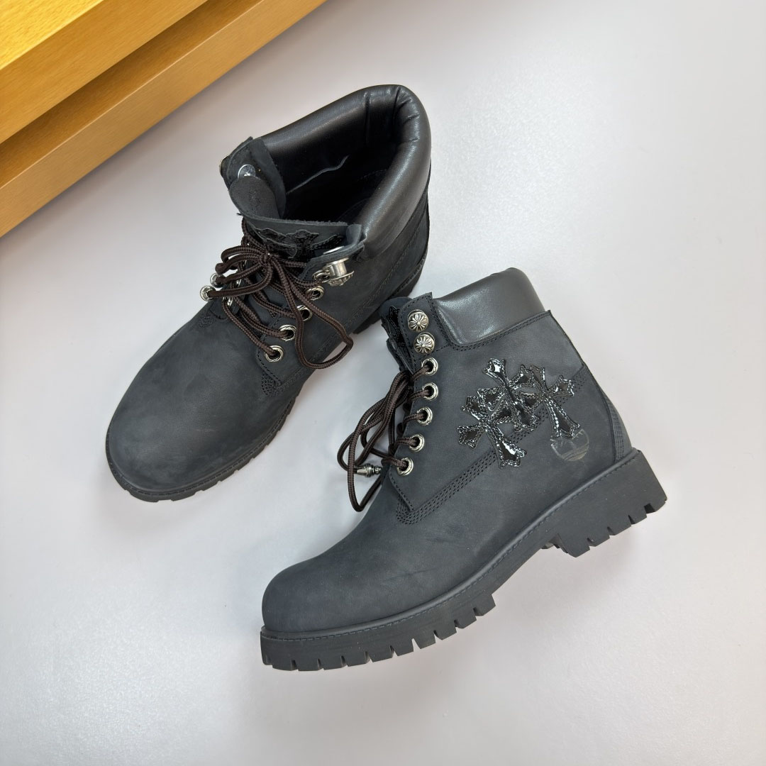 Chrome Hearts x Timberland 6-inch Boots - FashionPlug