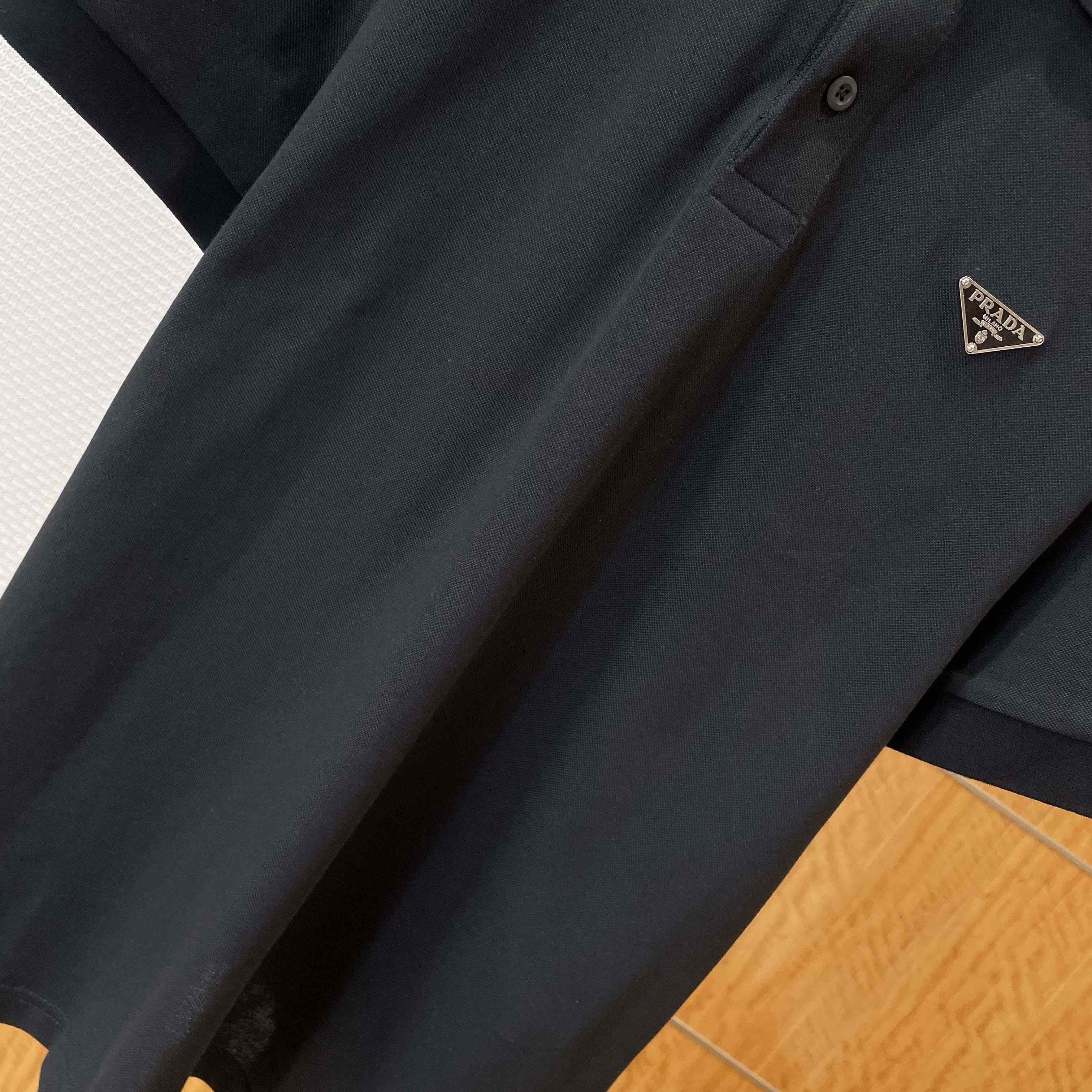 Prada Piqué Polo Shirt - FashionPlug