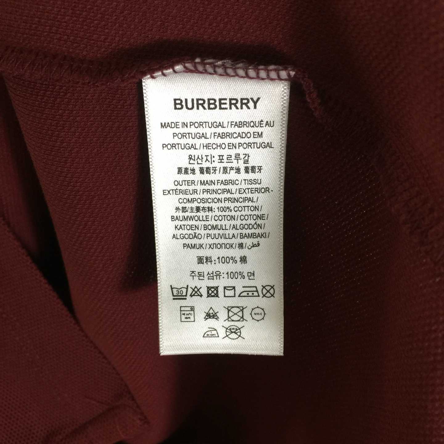 Burberry Cotton Polo Shirt - FashionPlug
