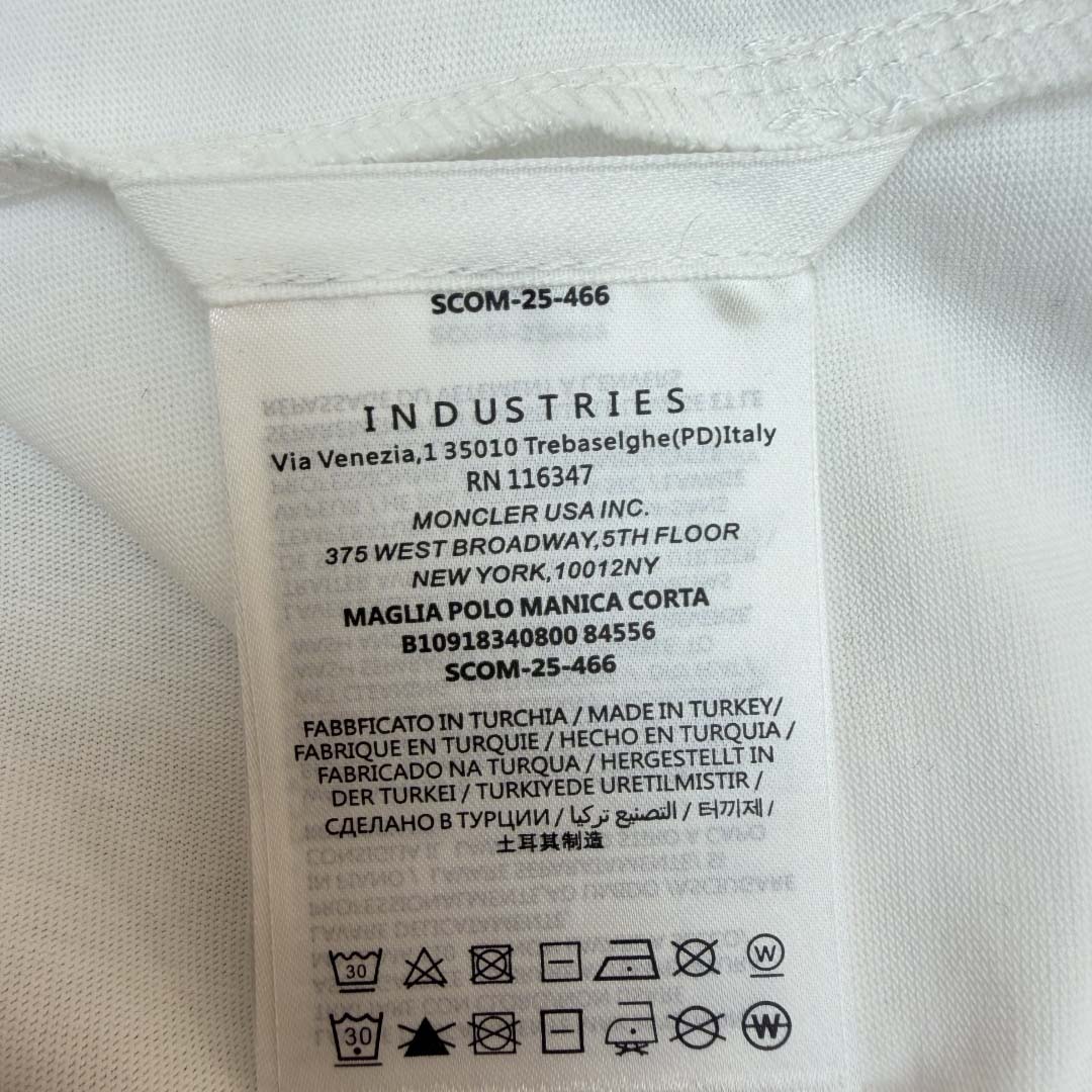 Moncler Embroidered Logo Cotton T-Shirt   - FashionPlug