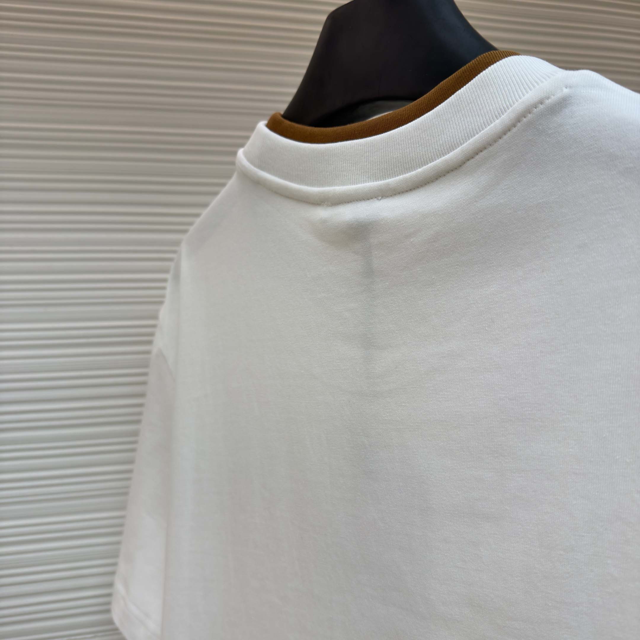 Moncler Embroidered Logo Cotton T-Shirt   - FashionPlug