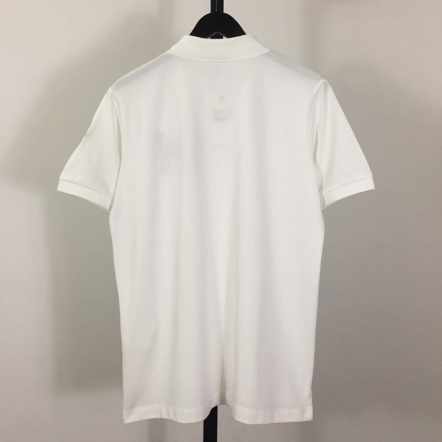 Moncler Monogram Cotton Piquet Polo Shirt - FashionPlug
